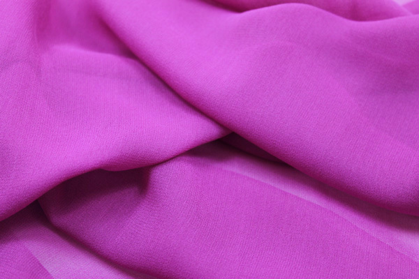 Amethyst Silk Georgette fabric, image 4 of 4