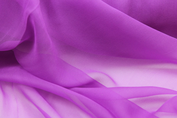 Violet Silk Chiffon fabric, image 2 of 4