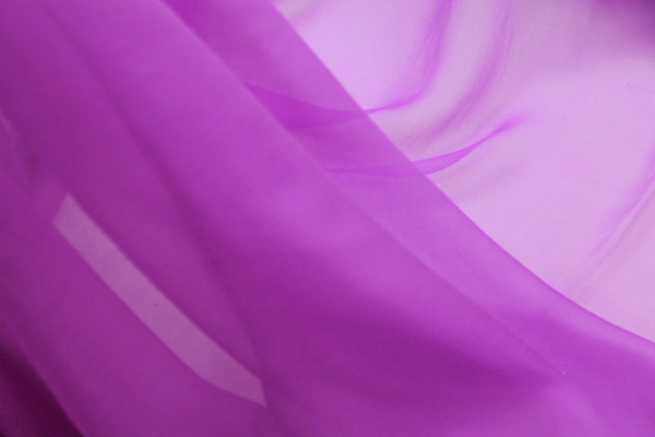 Violet Silk Chiffon fabric, image 3 of 4
