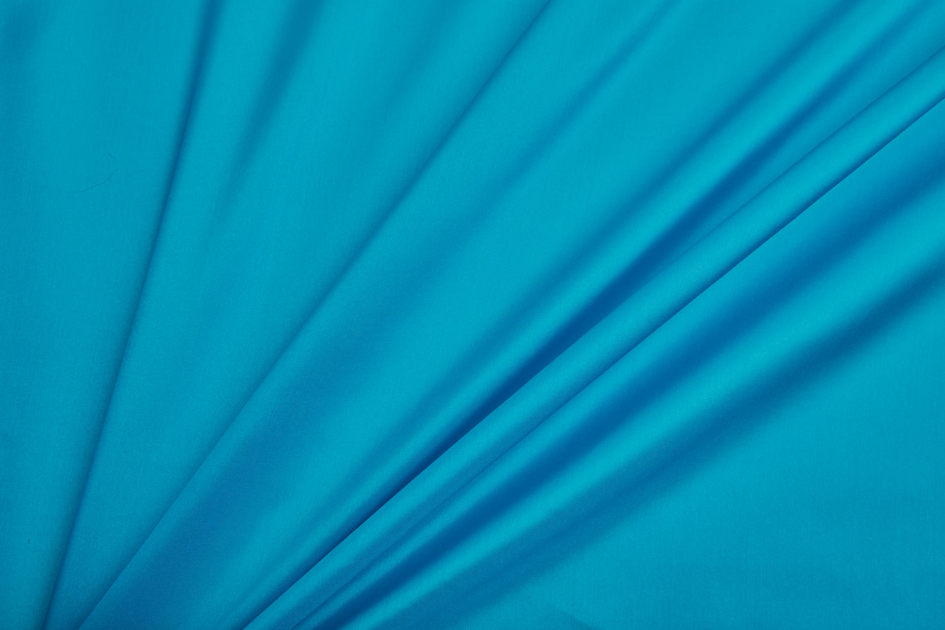 Silk Habotai - Turquoise fabric, image 2 of 5