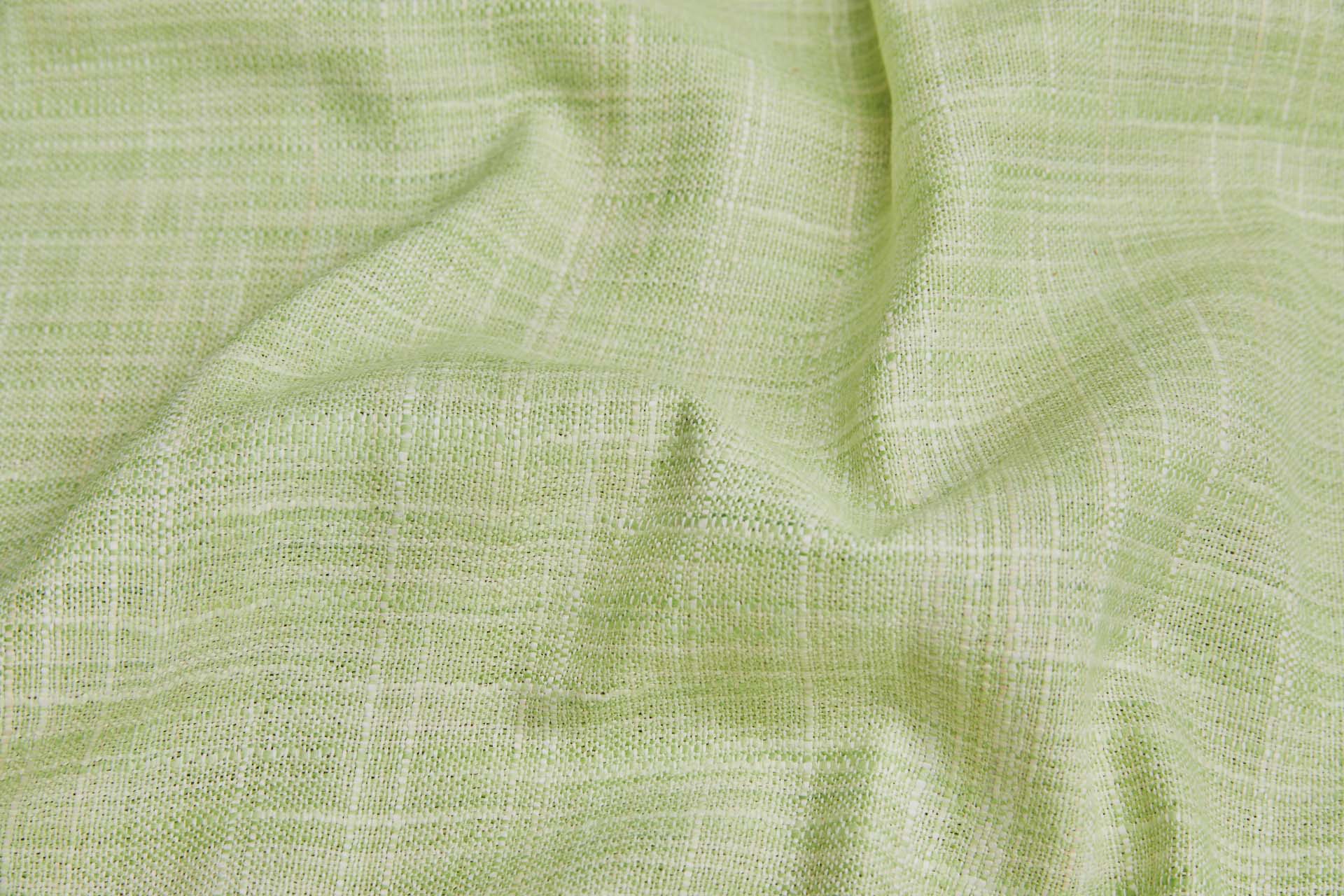 Soft Textured Multi Shaded Green Matka Weave fabric, image 2 of 6