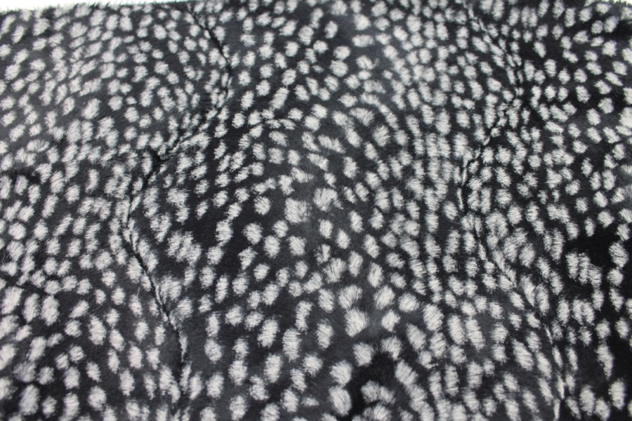 Pony Skin - Black With White Spots fabric, image 6 of 6