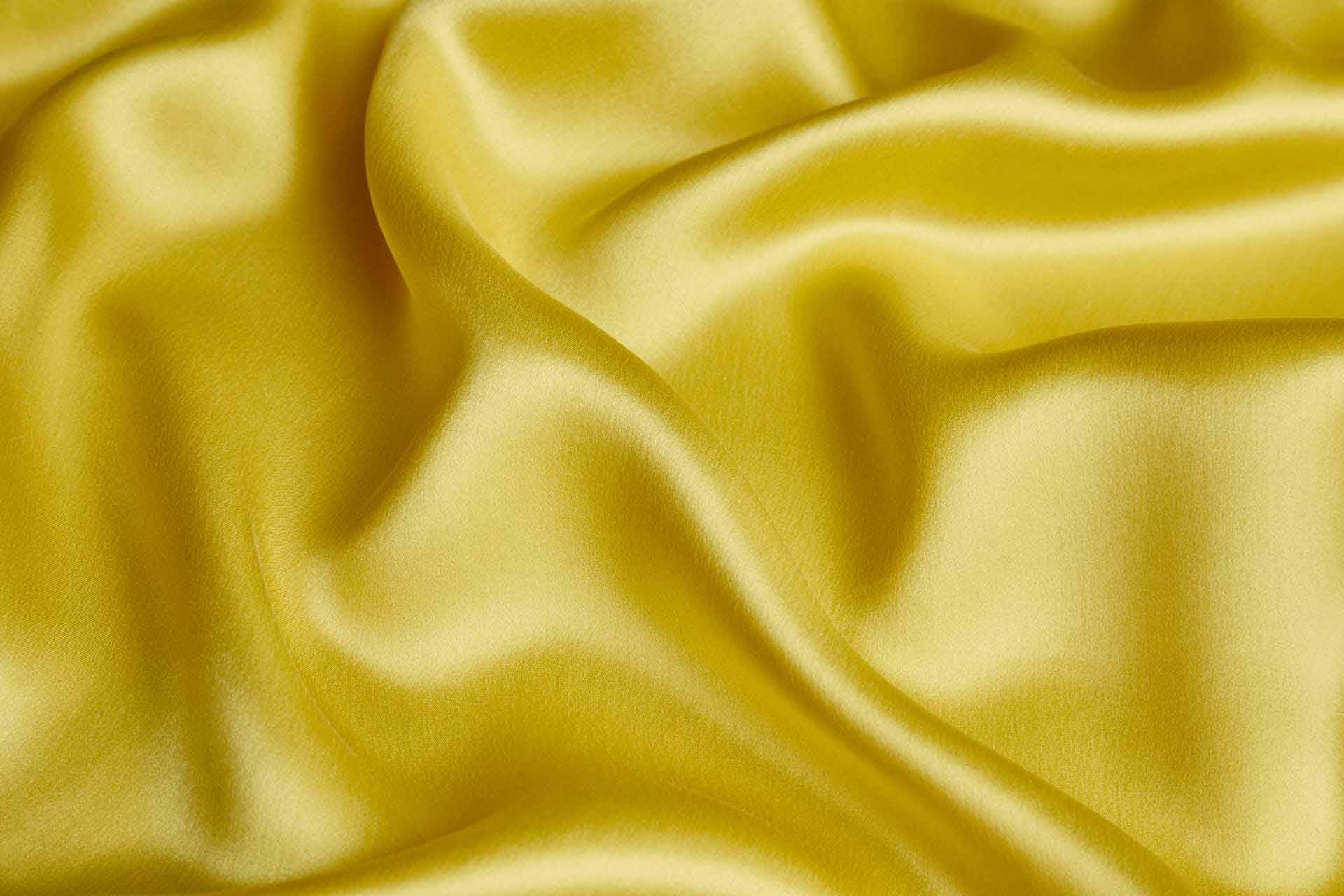 Marigold Yellow Silk Satin - 140cm fabric, image 2 of 5