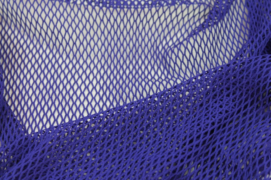 Fishnet - Purple fabric, image 3 of 6