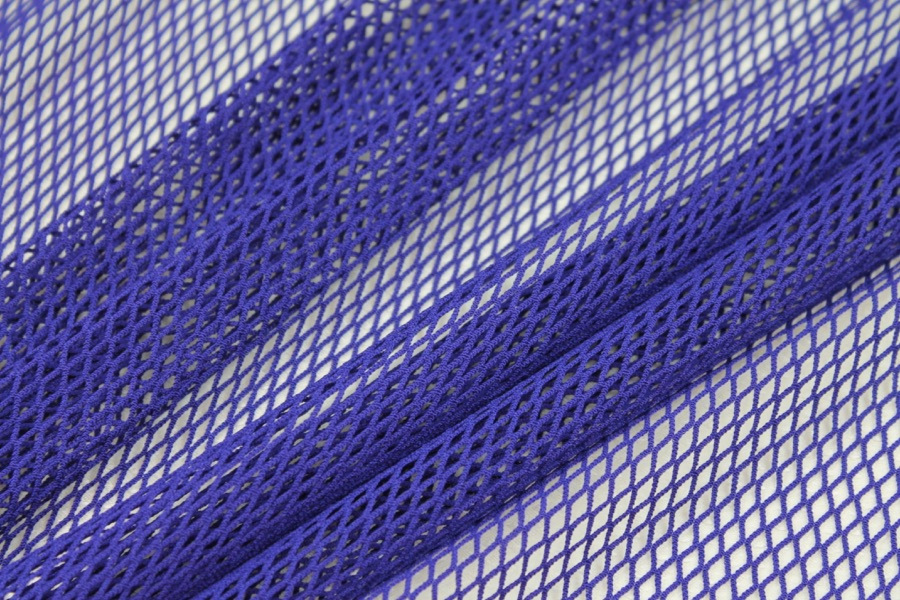 Fishnet - Purple fabric