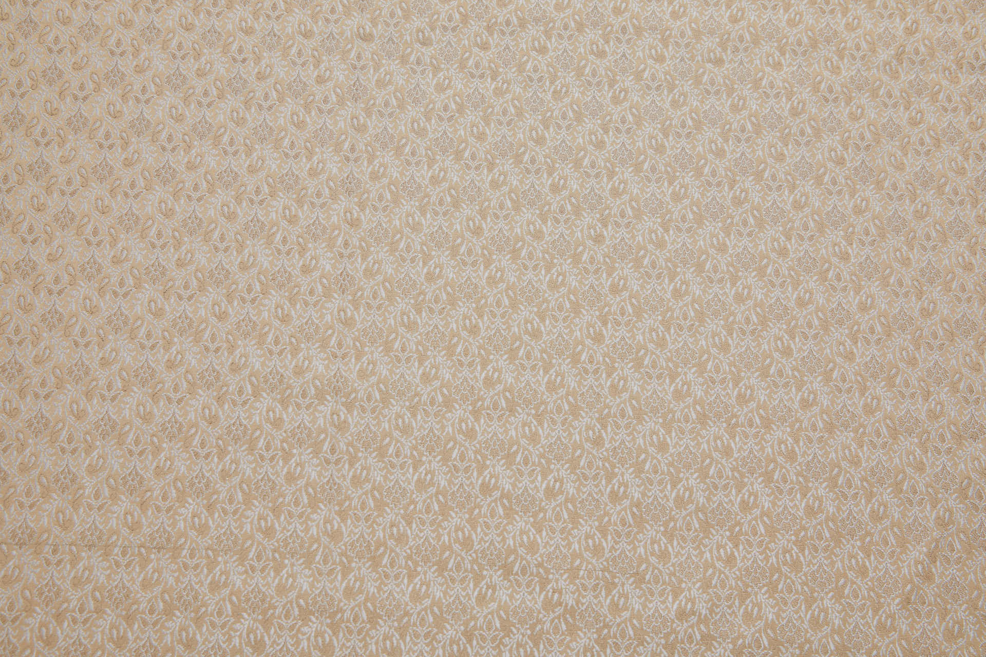 Small Pattern Banaras Brocade - Cream, Ivory & Gold fabric, image 8 of 9