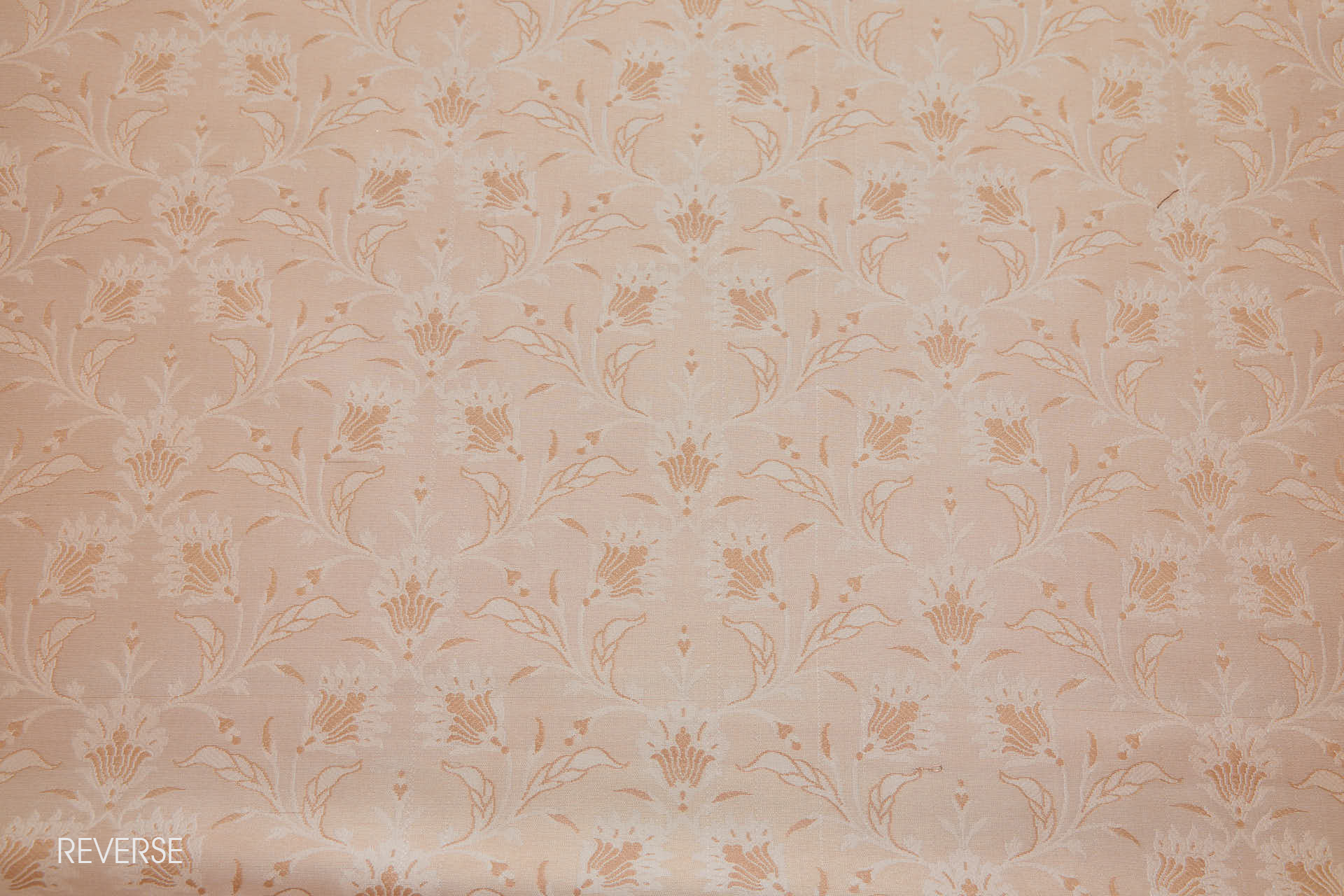 Banaras Brocade - Floral in Apricot Gold and Ivory fabric, image 5 of 10