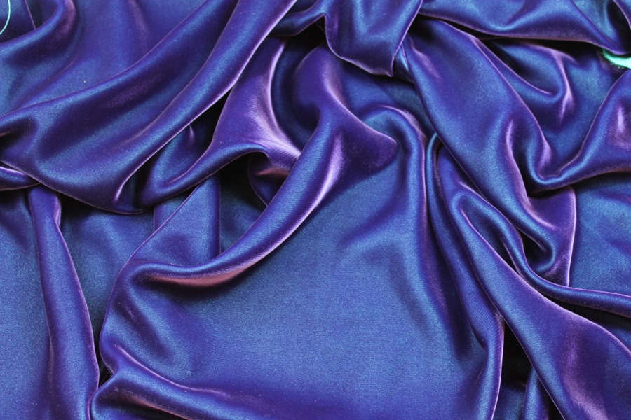 Viscose Velvet - Purple fabric, image 2 of 5
