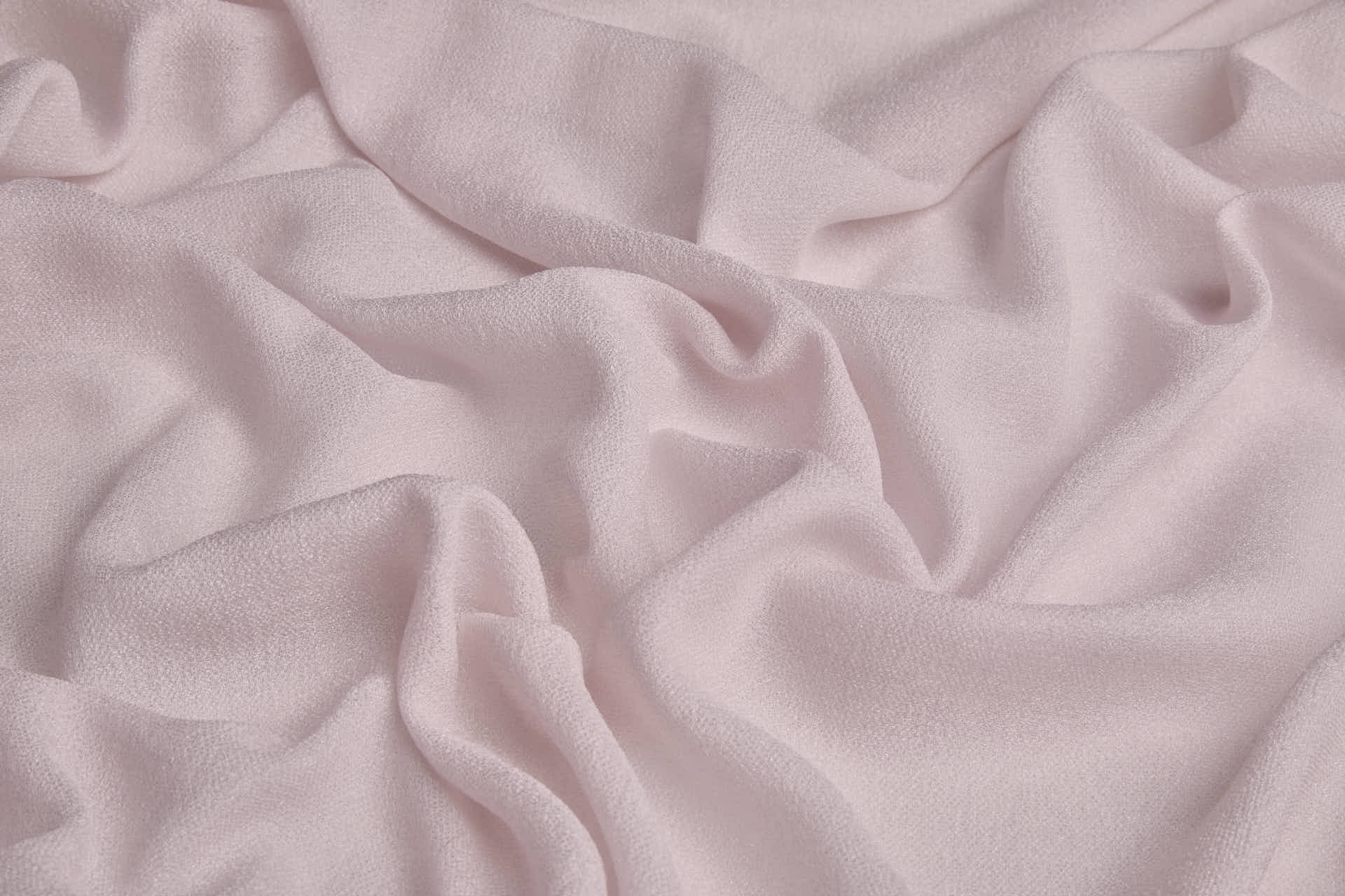 Shimmery Silk Blend Crepe - Oyster Pink fabric, image 6 of 6