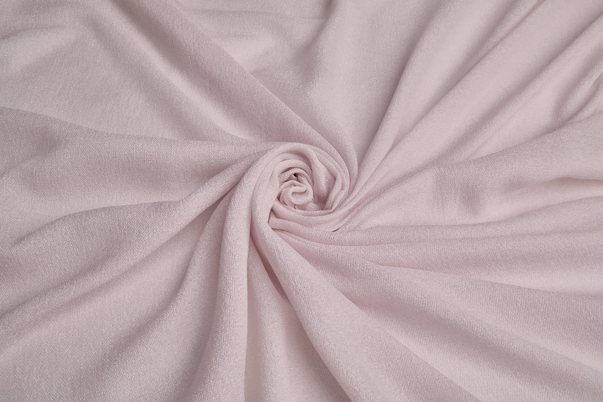 Shimmery Silk Blend Crepe - Oyster Pink fabric, image 3 of 6