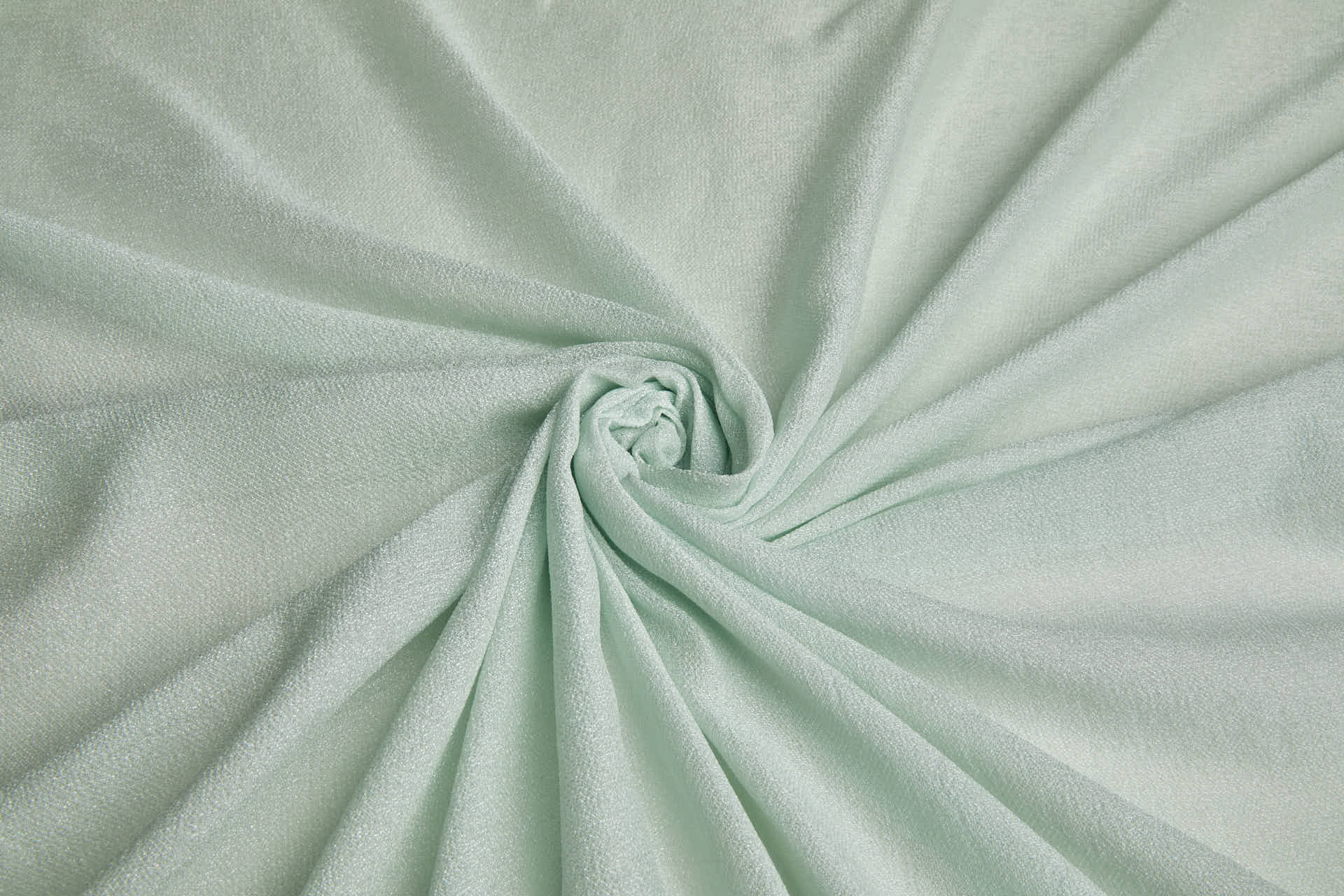 Shimmery Silk Blend Crepe - Sea Mist Green fabric, image 3 of 5
