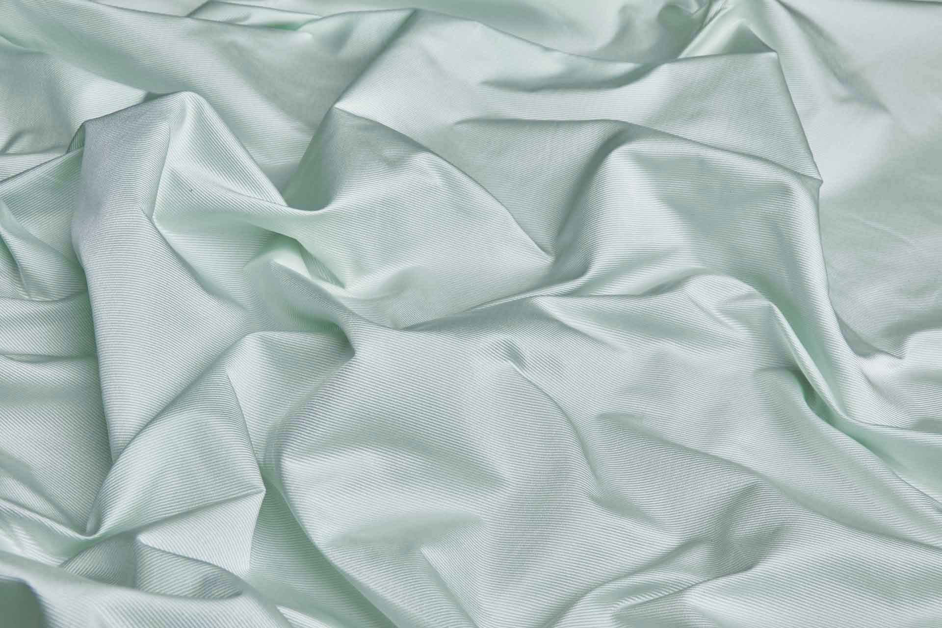 Pale Mint Polyester Grosgrain fabric, image 3 of 4