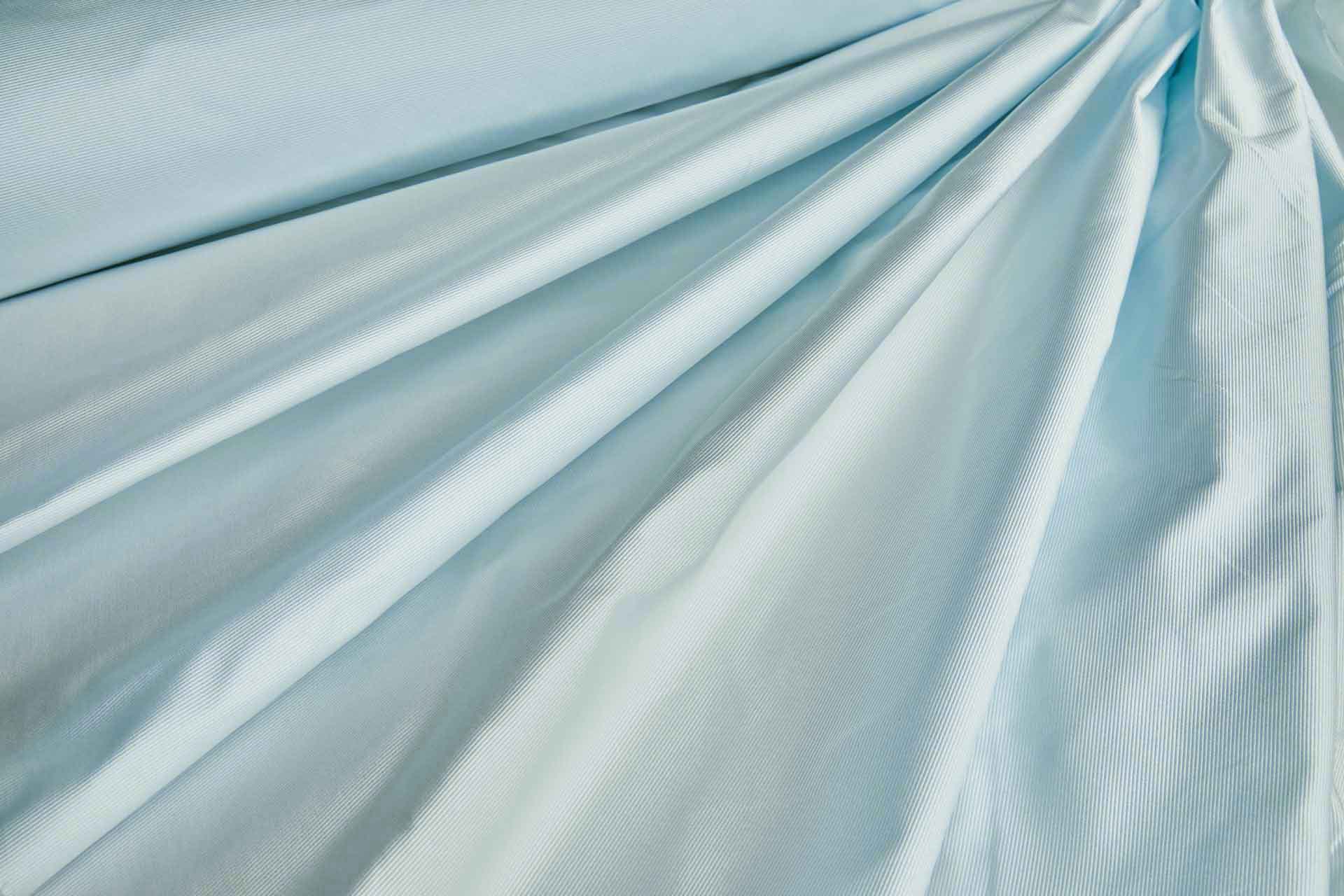 Palest Blue Polyester Grosgrain fabric