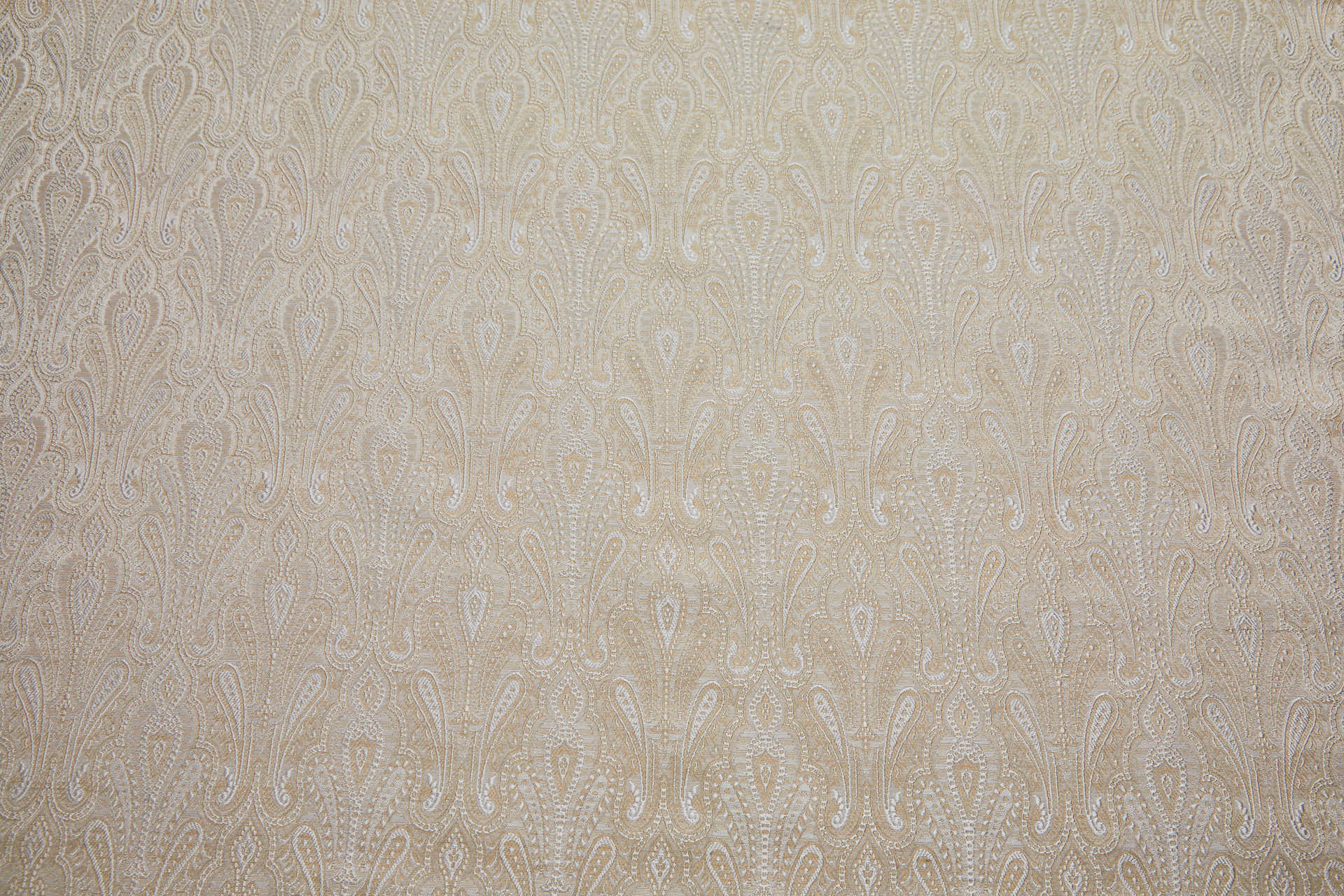 Banaras Brocade - Cream, Ivory and Gold fabric, image 8 of 10