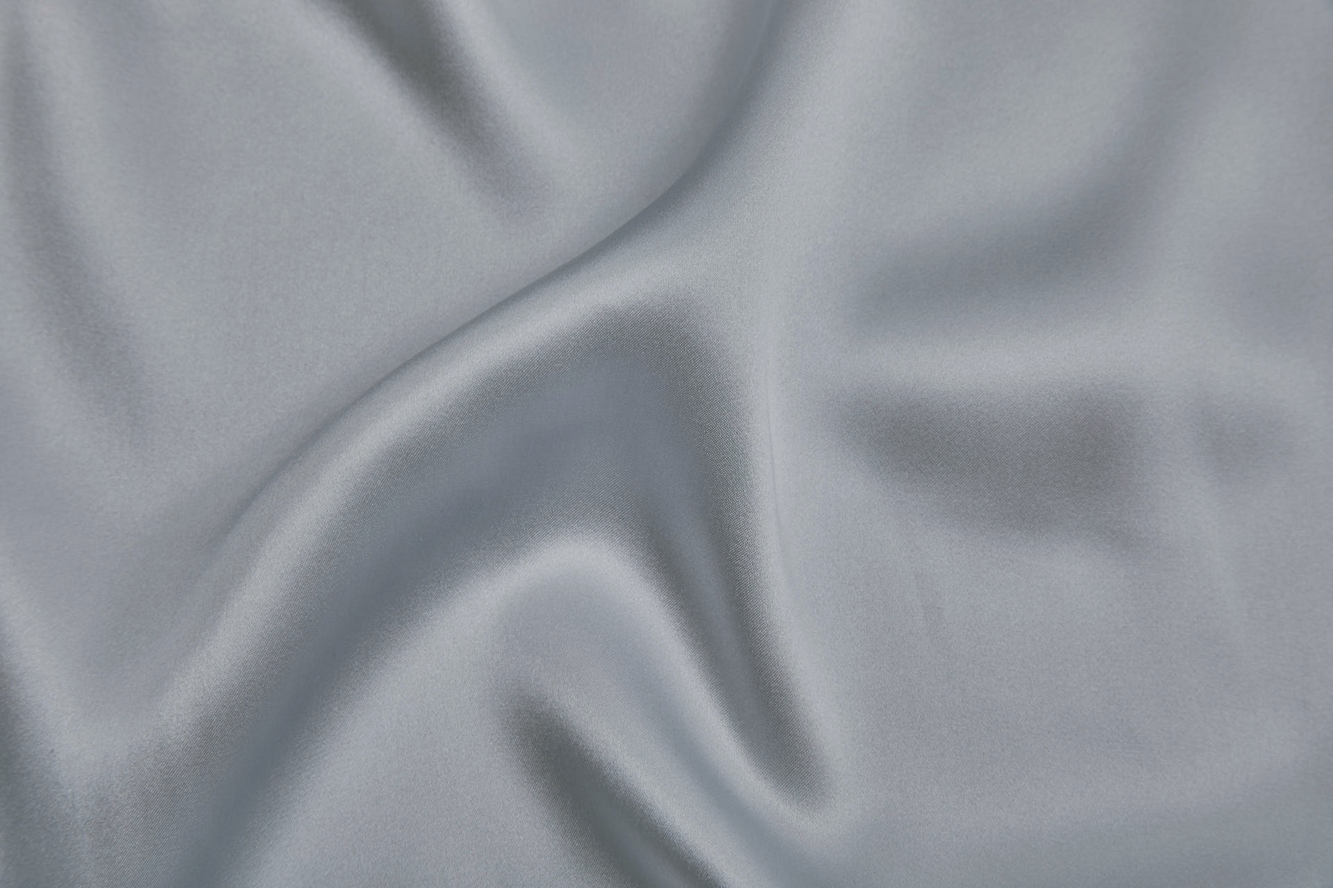 Silver Grey Silk Satin - 140cm wide fabric, image 6 of 7