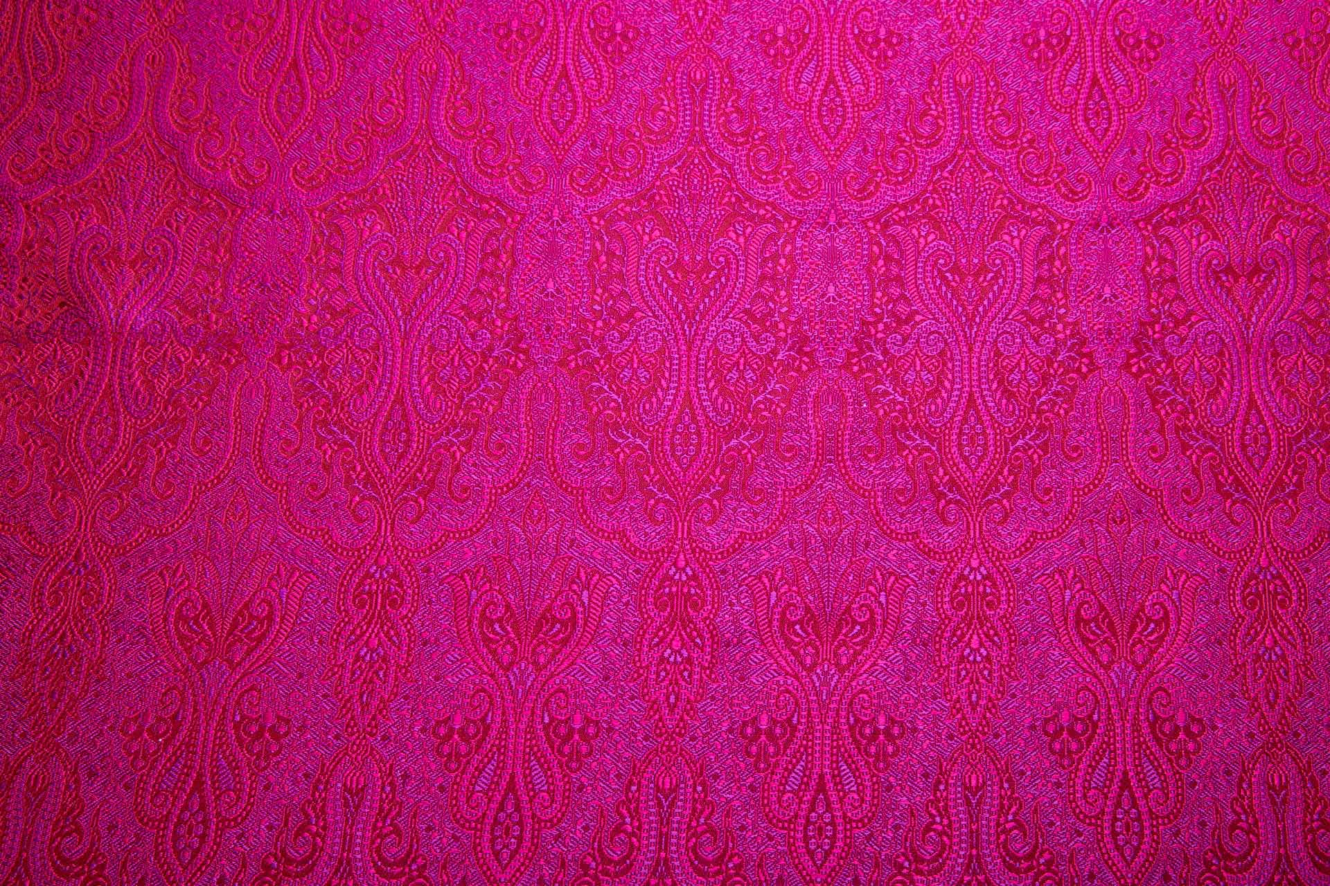 Banaras Brocade - Fuchsia, Red and Magenta fabric, image 11 of 11
