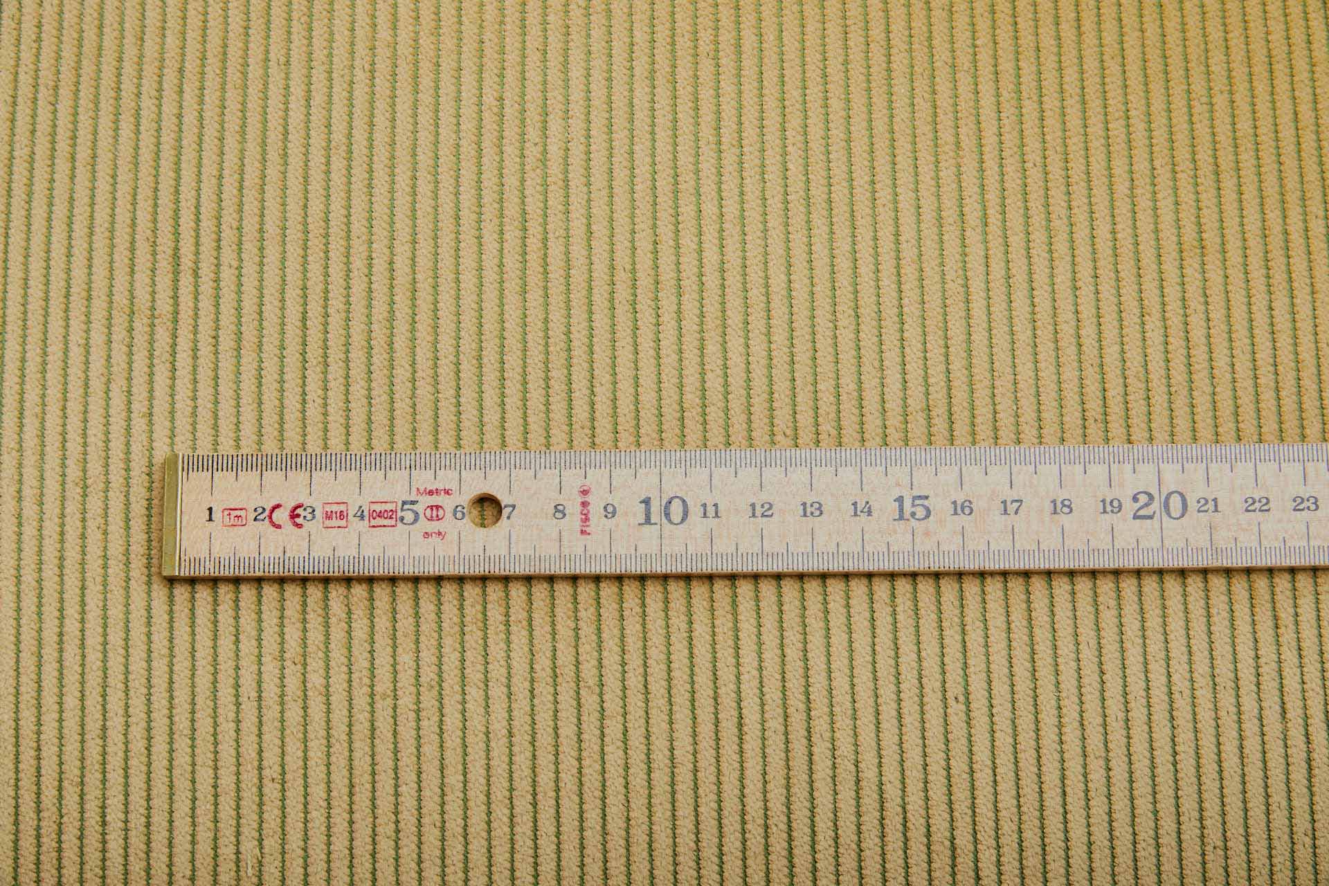 Wide Rib Corduroy - Mustard on Leaf Green fabric, image 7 of 7