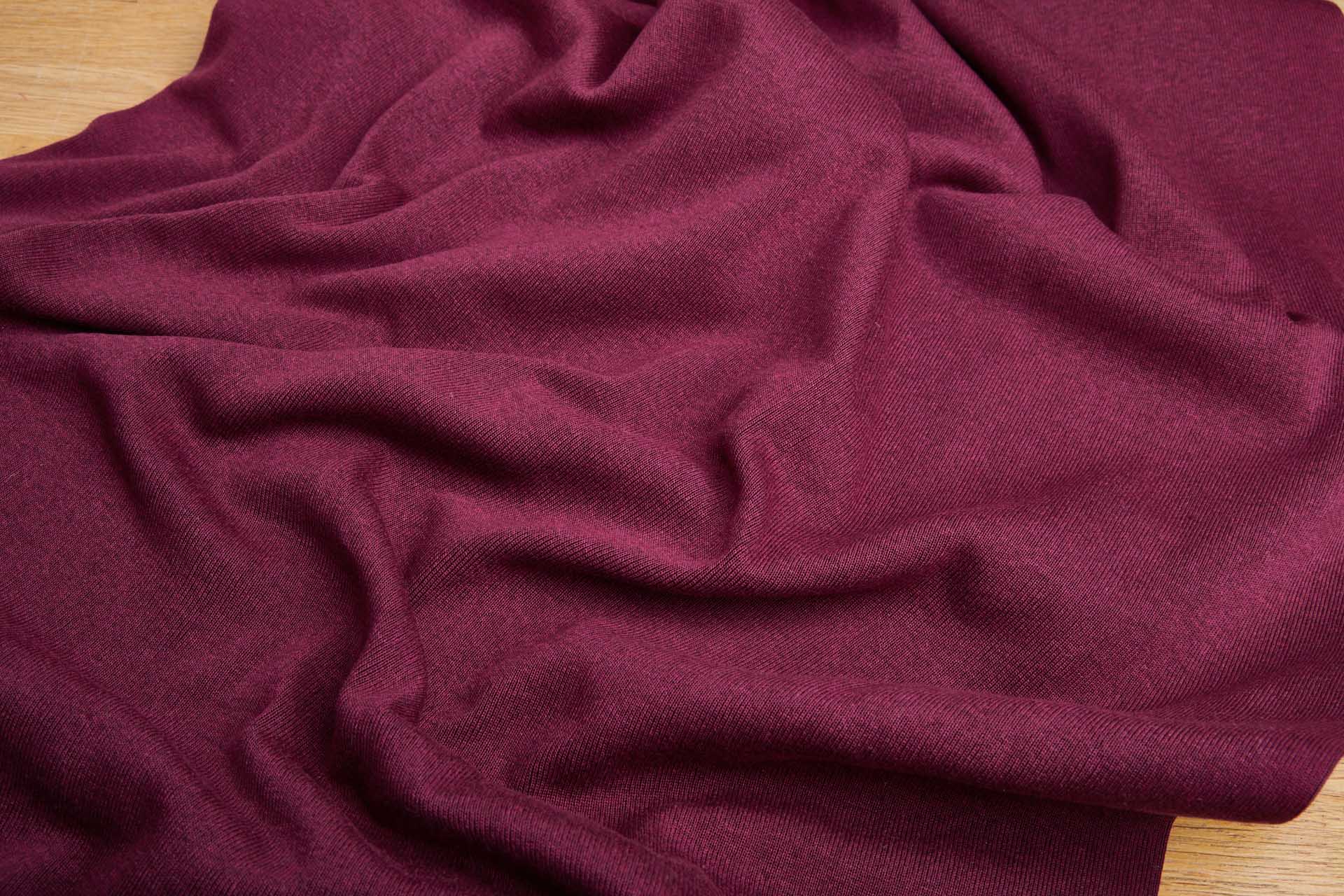 Fine Ribbing - Burgundy fabric, image 2 of 4