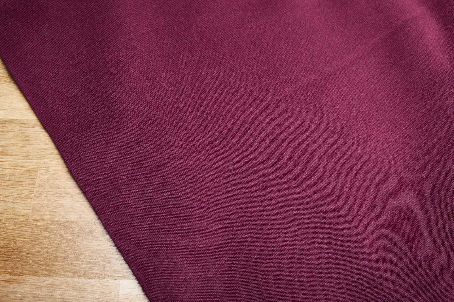 Sweatshirt Jersey - Burgundy fabric, image 4 of 5