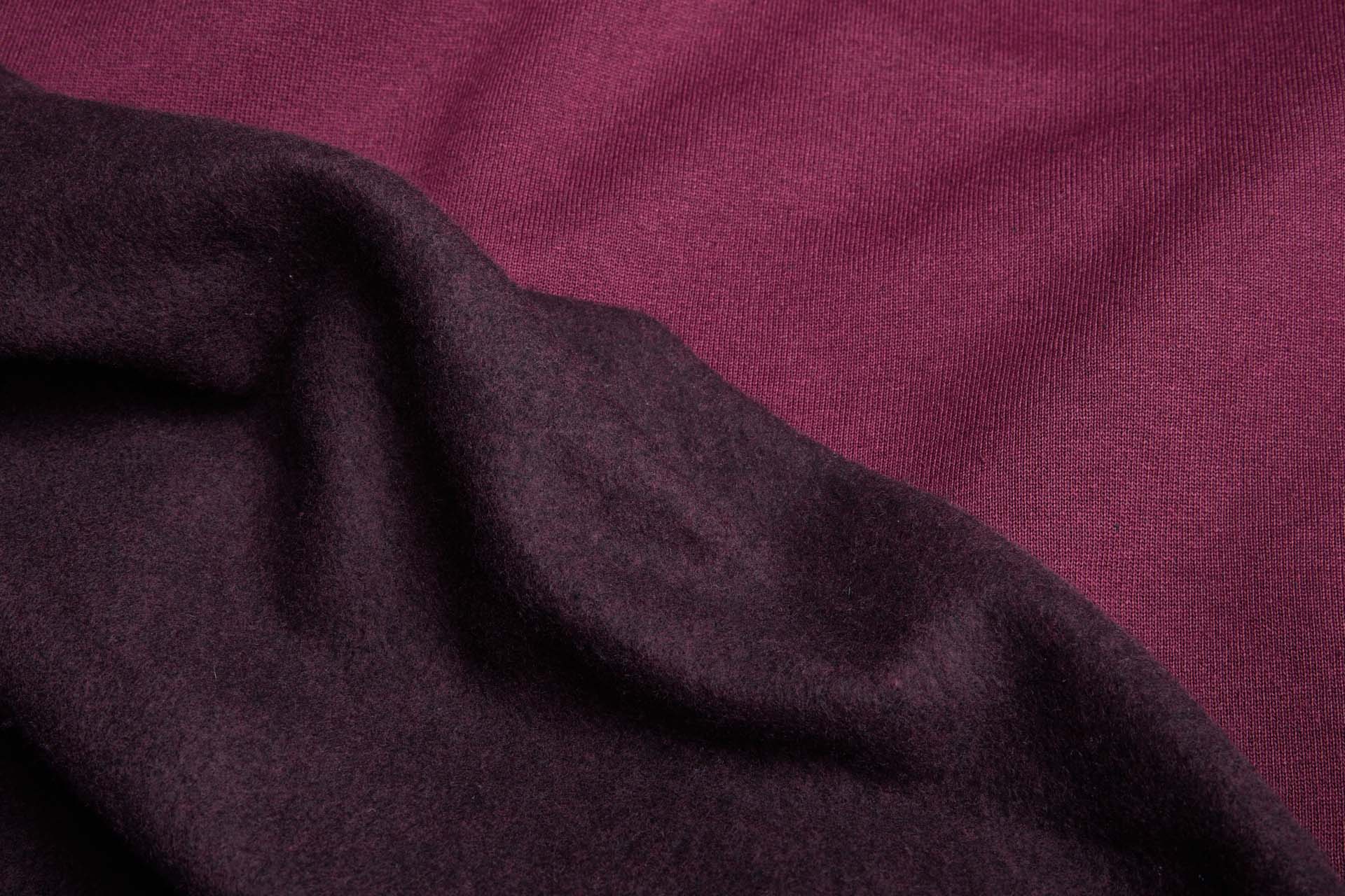 Sweatshirt Jersey - Burgundy fabric