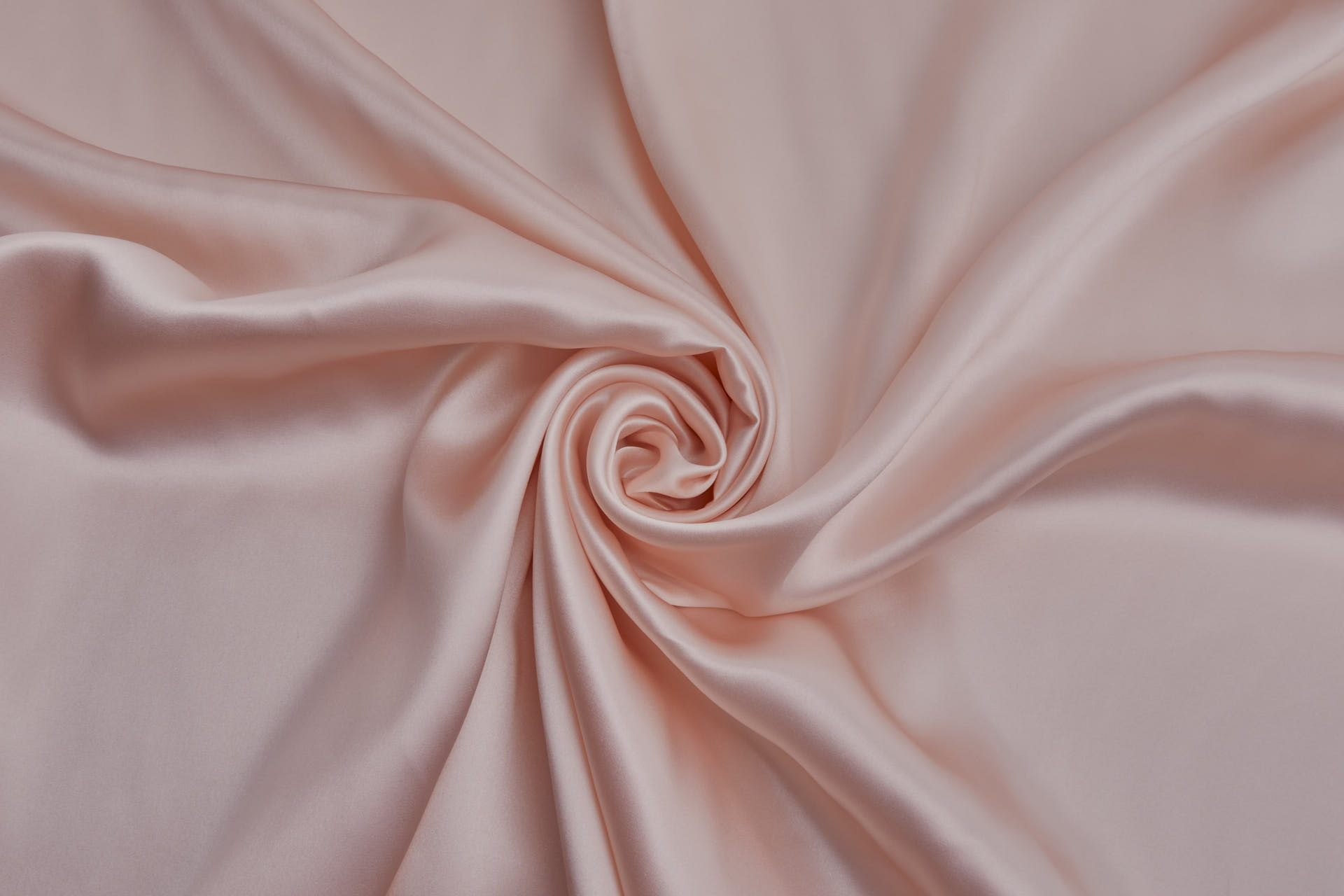 Pale Pink Silk Satin - 140cm wide fabric