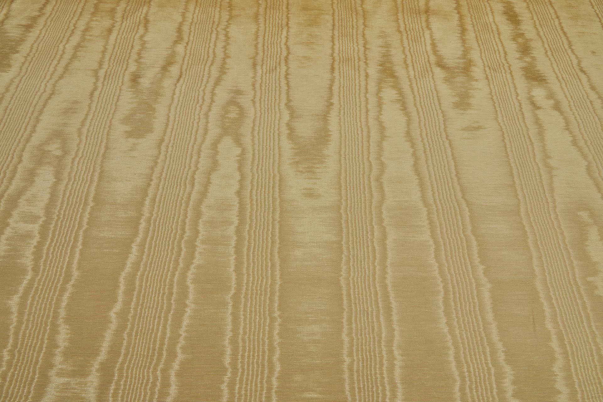Cotton Viscose Grosgrain - Warm Gold Moiré fabric, image 5 of 6