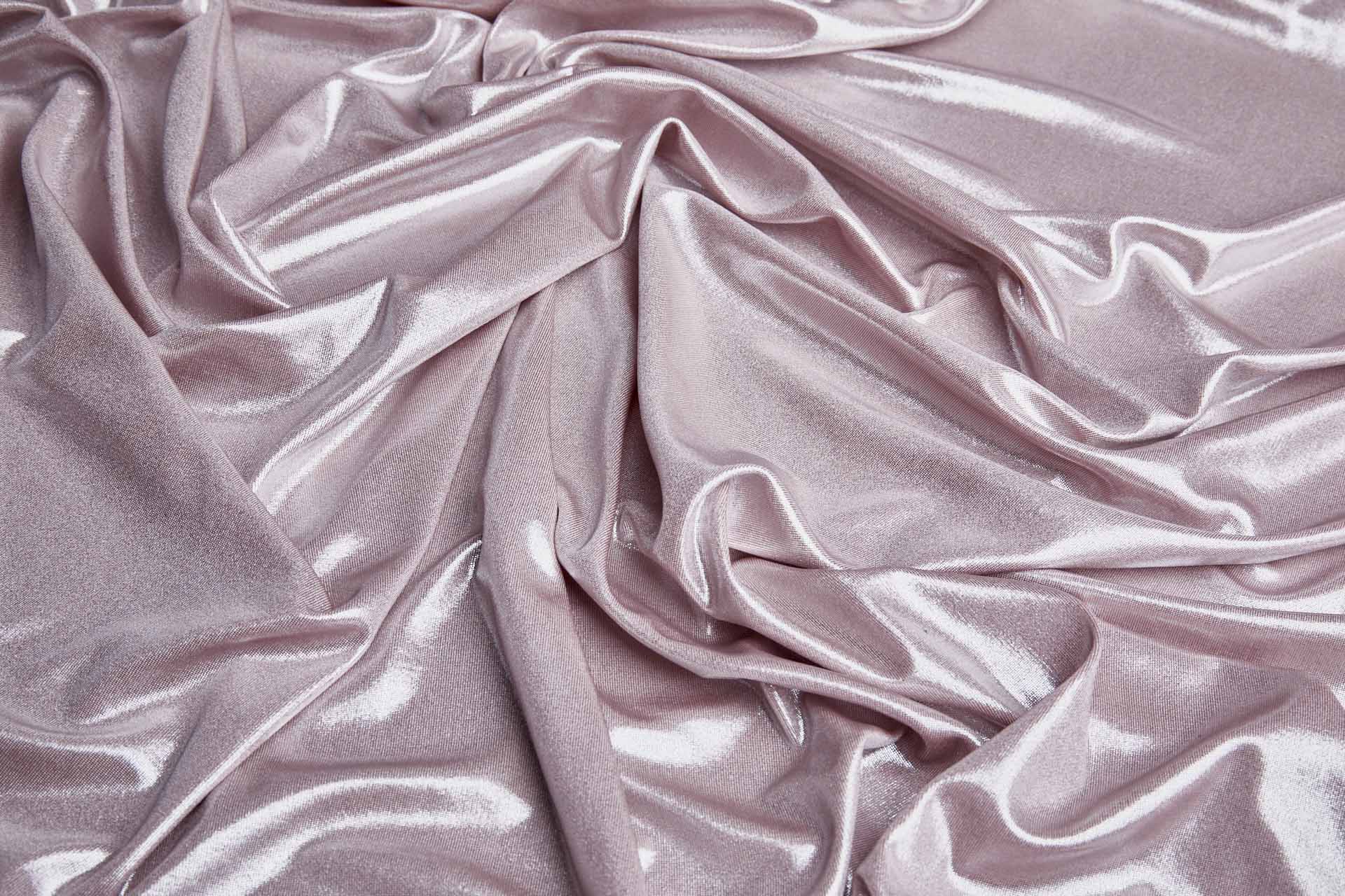 Slinky Jersey - Pale Pink Metallic Foil fabric, image 5 of 5