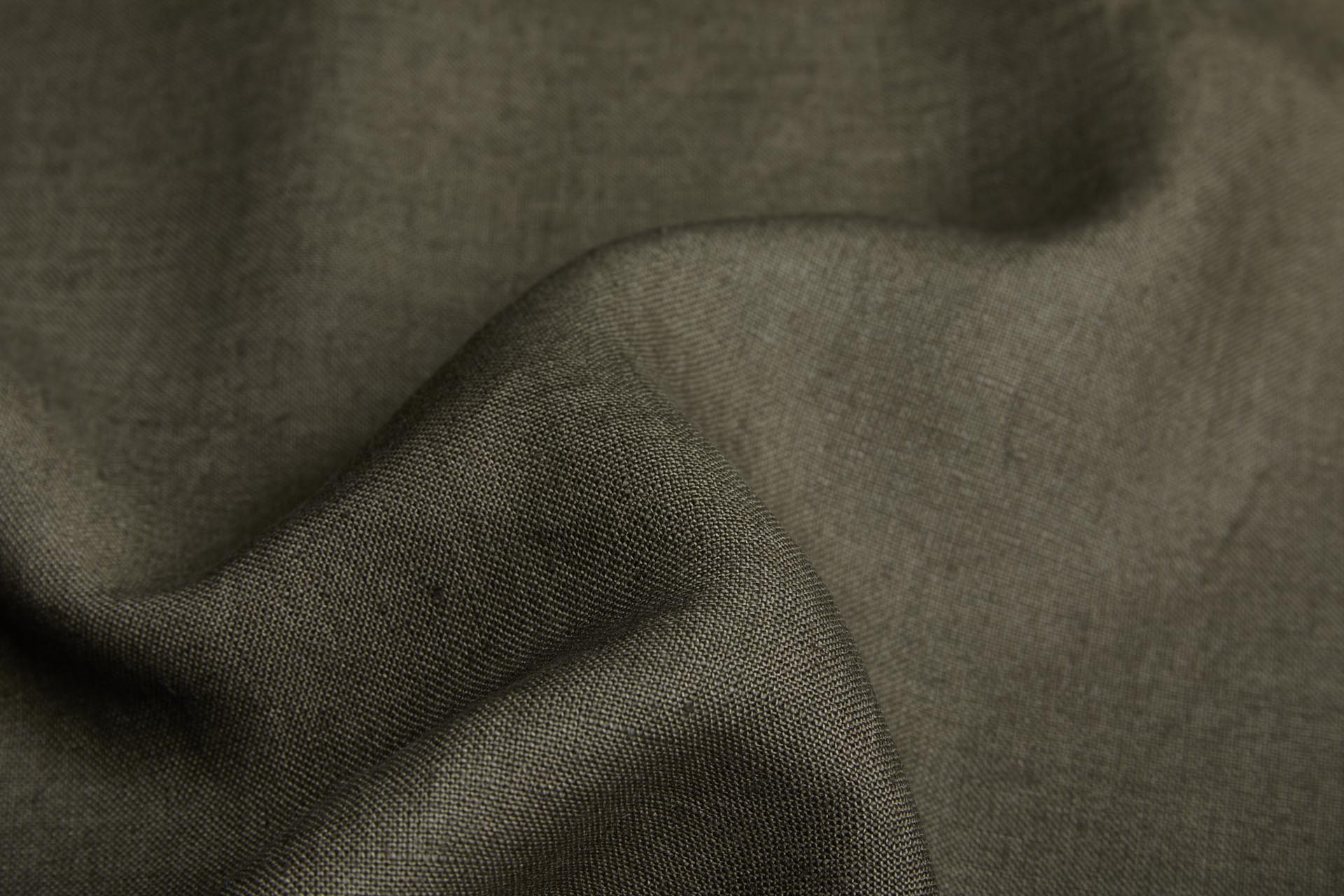 Forest Green Linen fabric