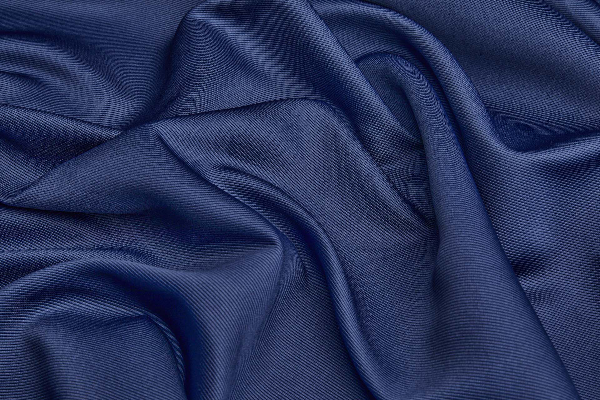 Navy Polyester Grosgrain fabric, image 5 of 5