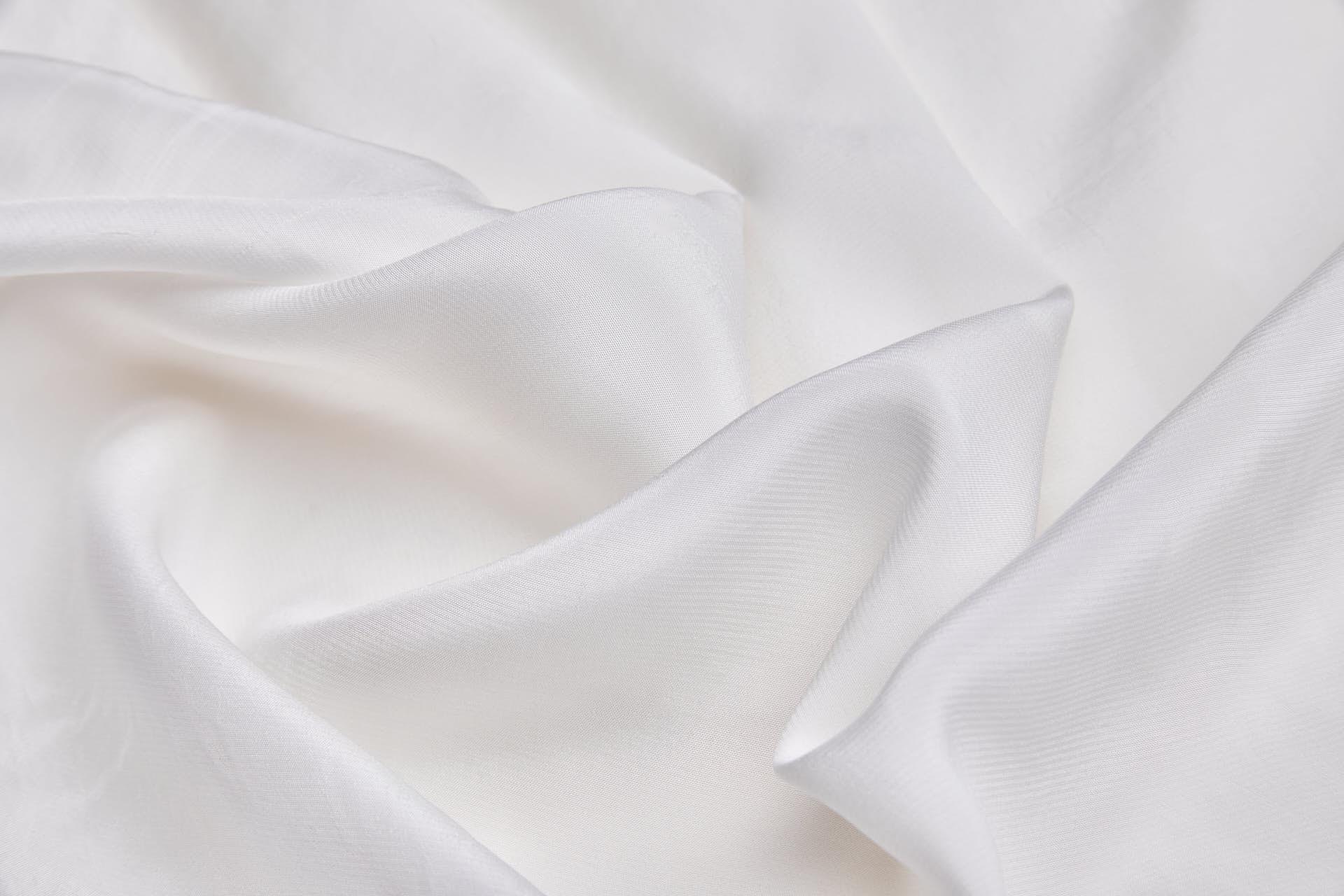Orange Fibre Textured Sateen Weave in Ivory fabric