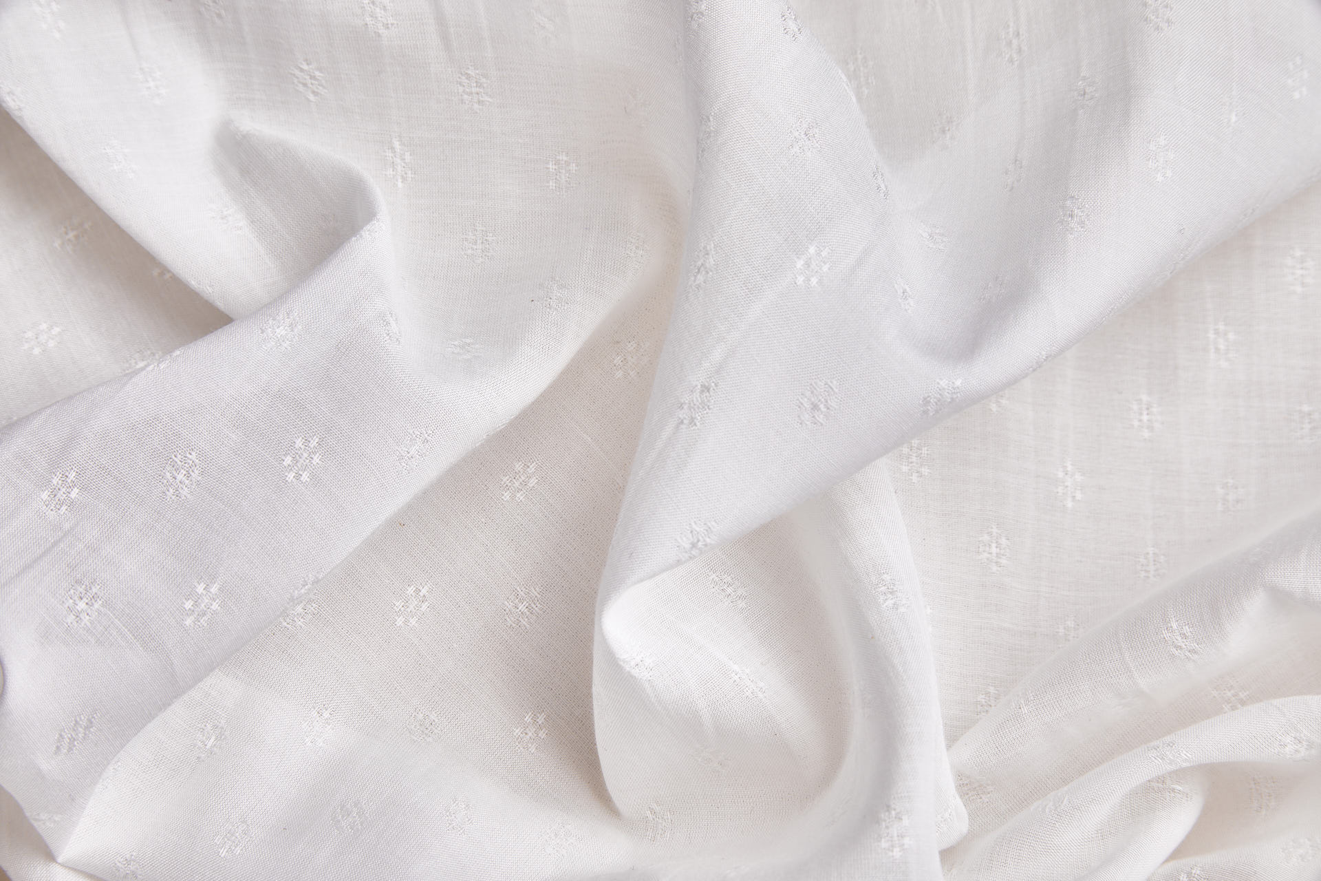 Banana Fibre Egg Of Life Dobby Weave in Ivory fabric, image 7 of 8