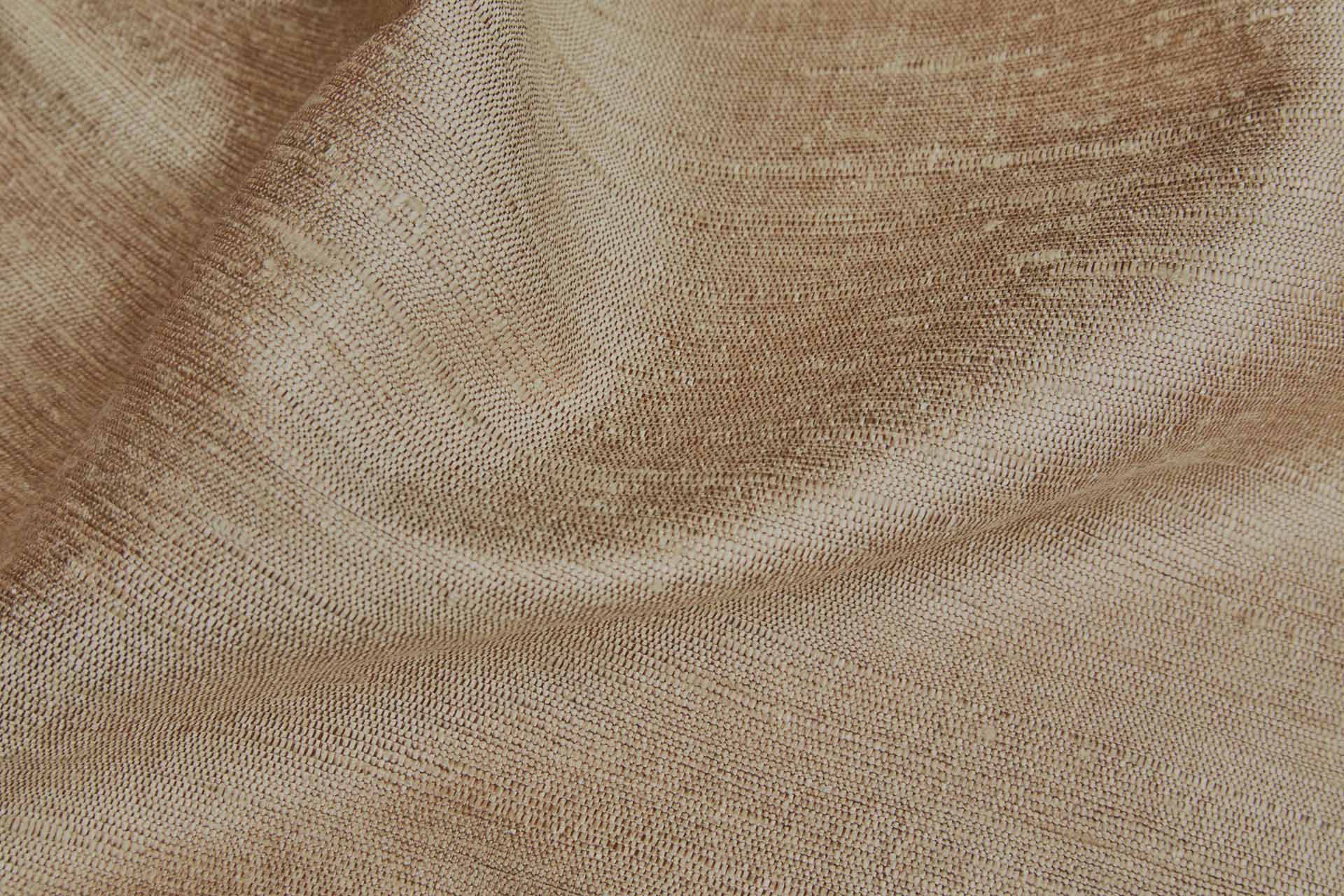 Sandy Gold Textured Raw Silk Tassar fabric, image 2 of 6