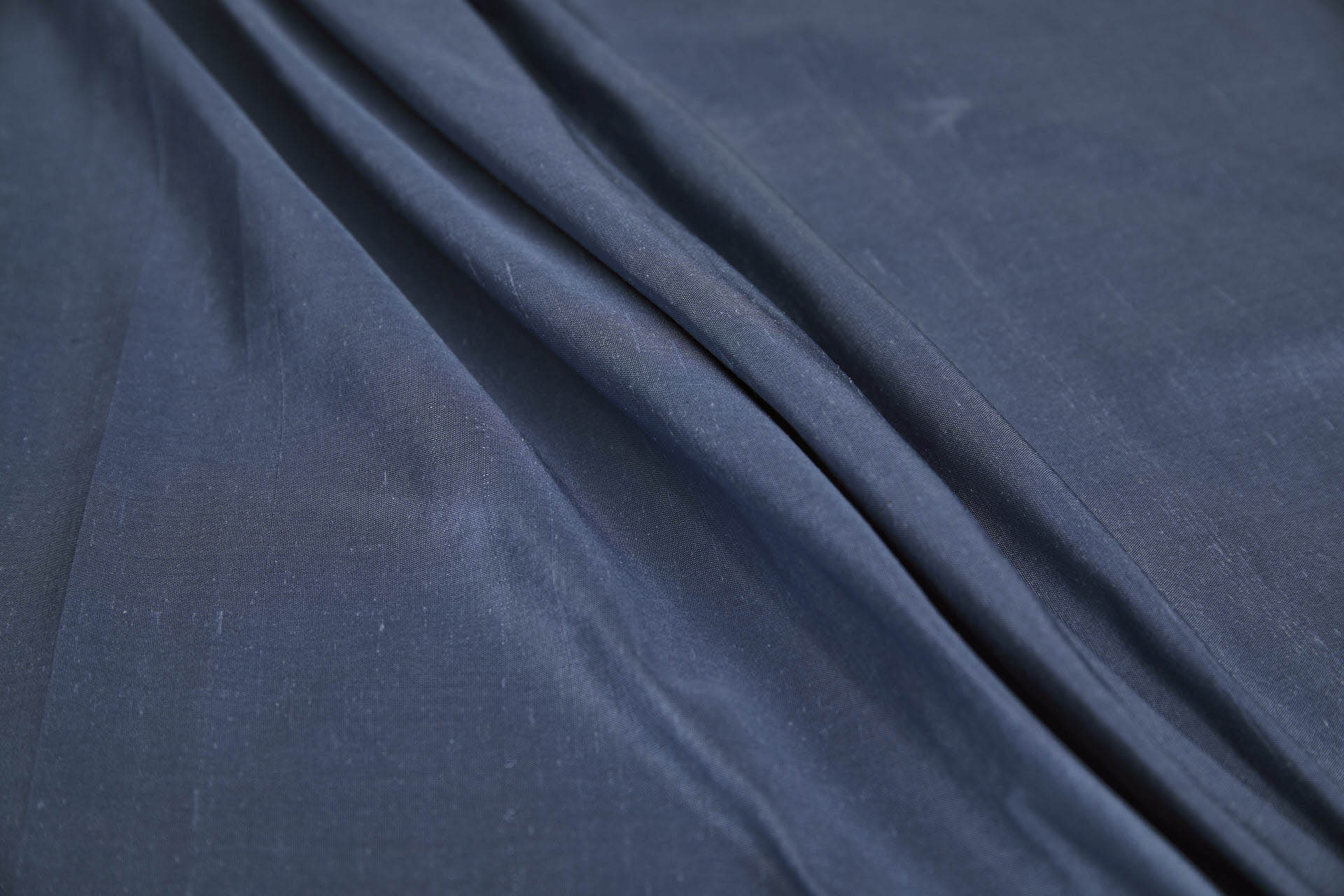 Silk Dupion - Breton Blue fabric, image 5 of 8