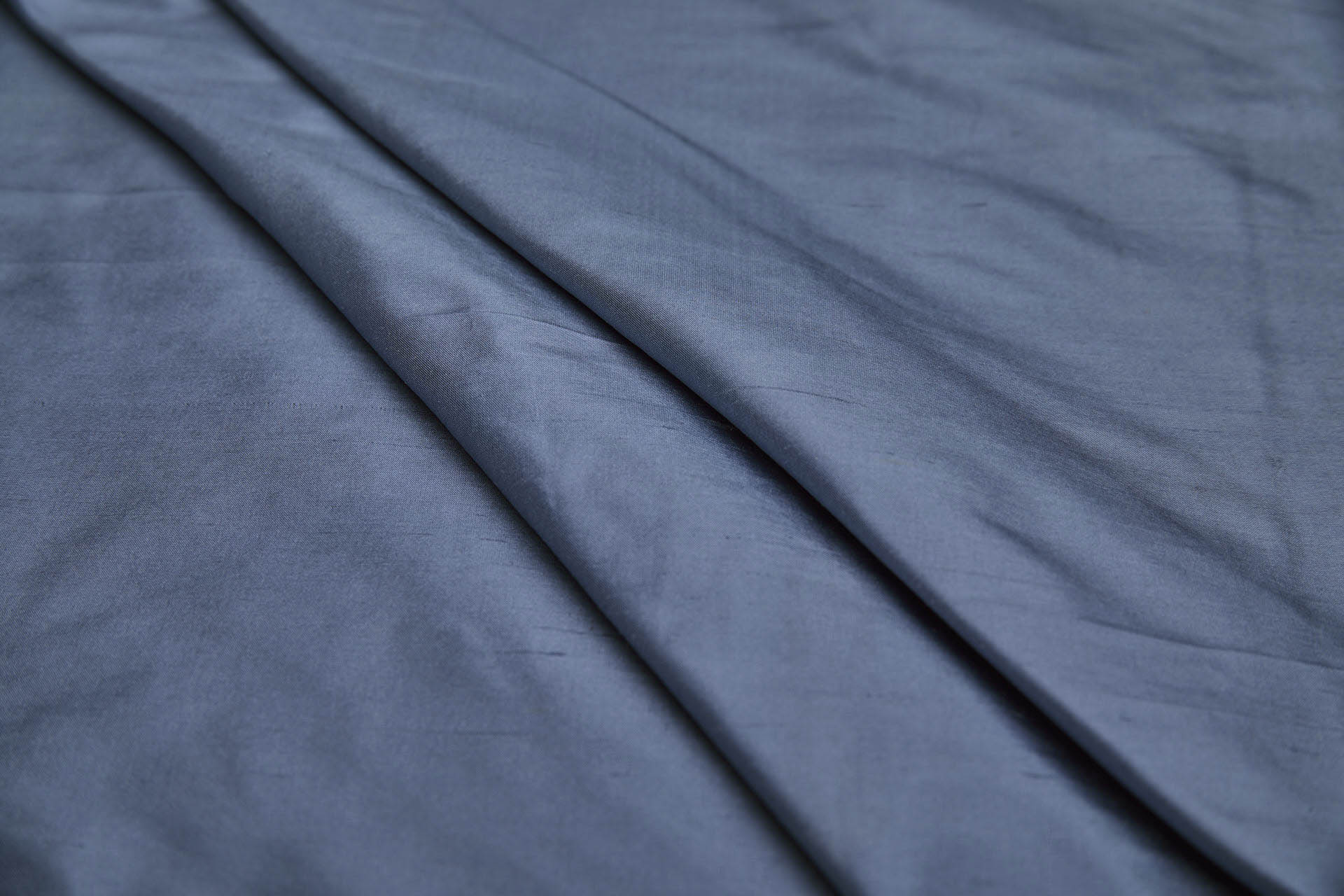 Silk Dupion - Breton Blue fabric, image 8 of 8