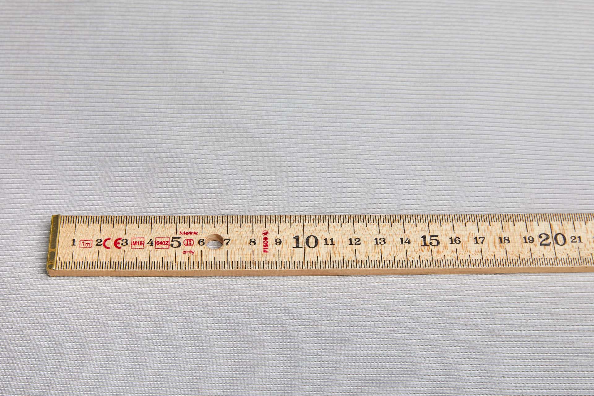 Pale Grey Silk Cotton "Ottoman" fabric, image 3 of 7