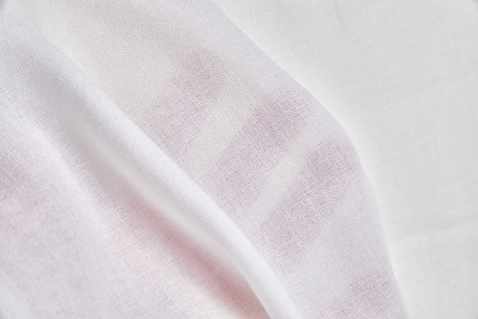 Milk Fibre Crepe in Ivory fabric, image 4 of 5