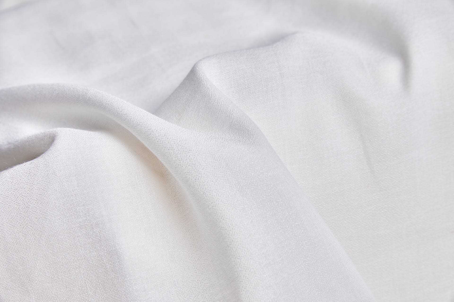 Milk Fibre Crepe in Ivory fabric, image 3 of 5