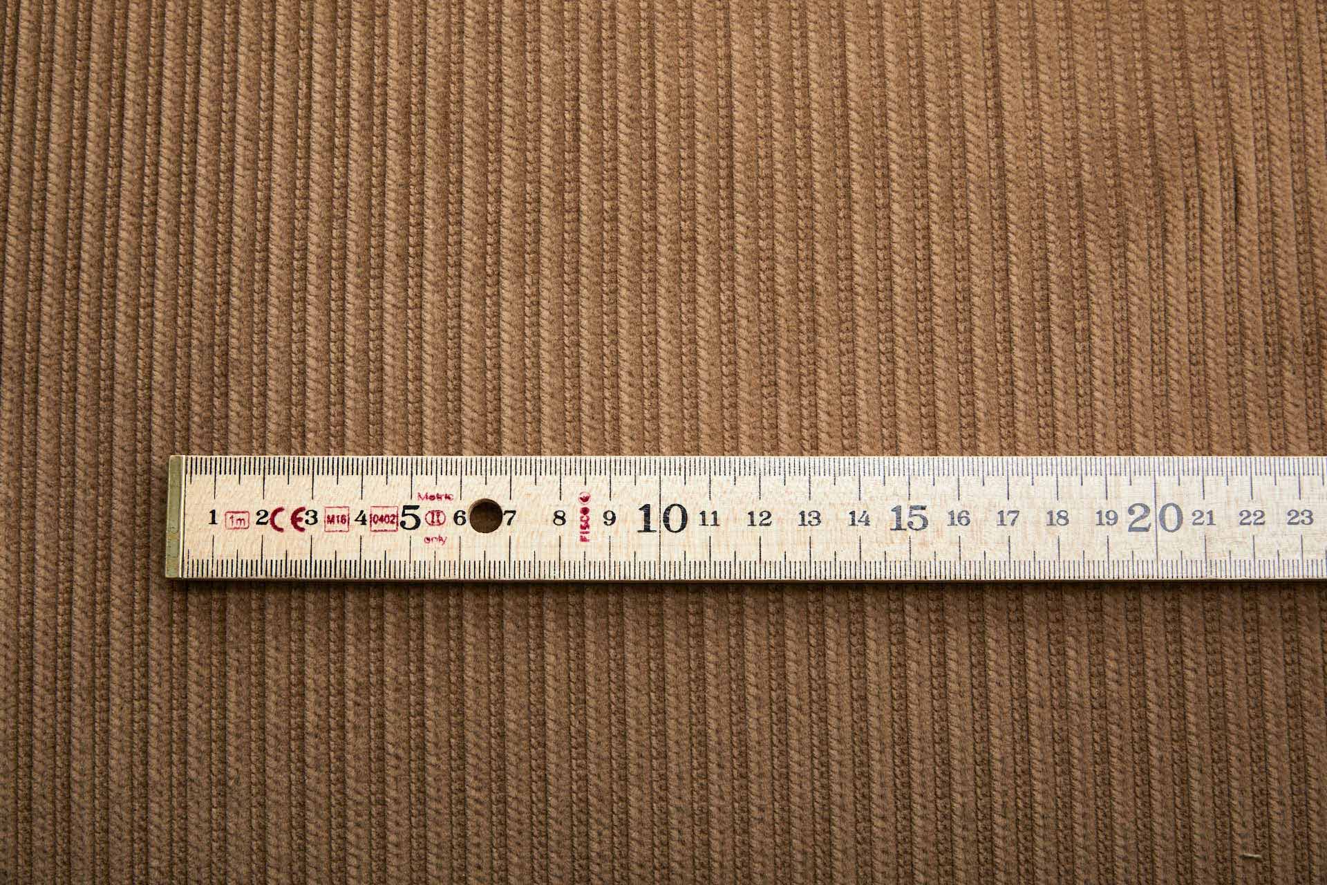 Striped Rib Corduroy - Oak Brown fabric, image 7 of 7