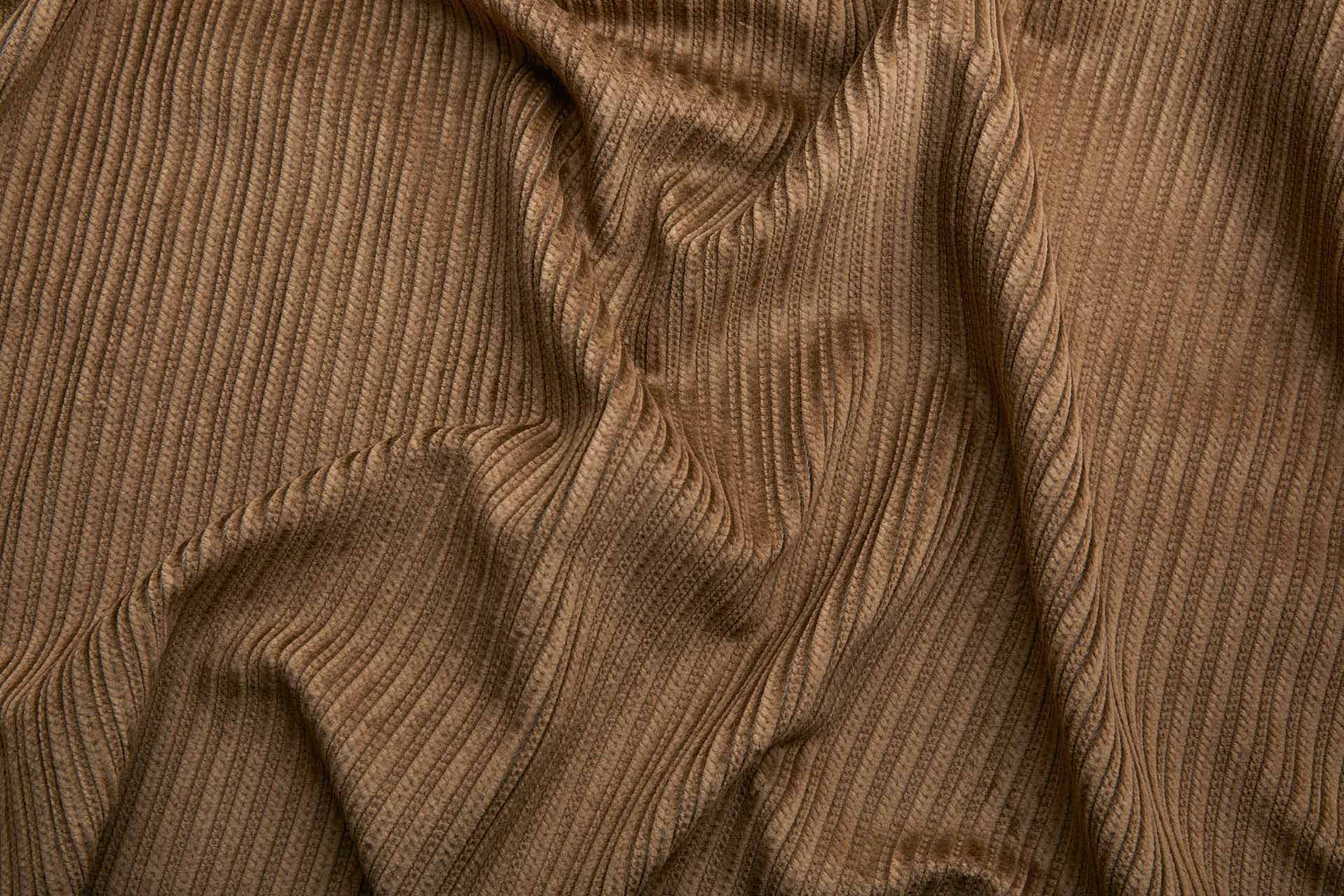 Striped Rib Corduroy - Oak Brown fabric, image 4 of 7