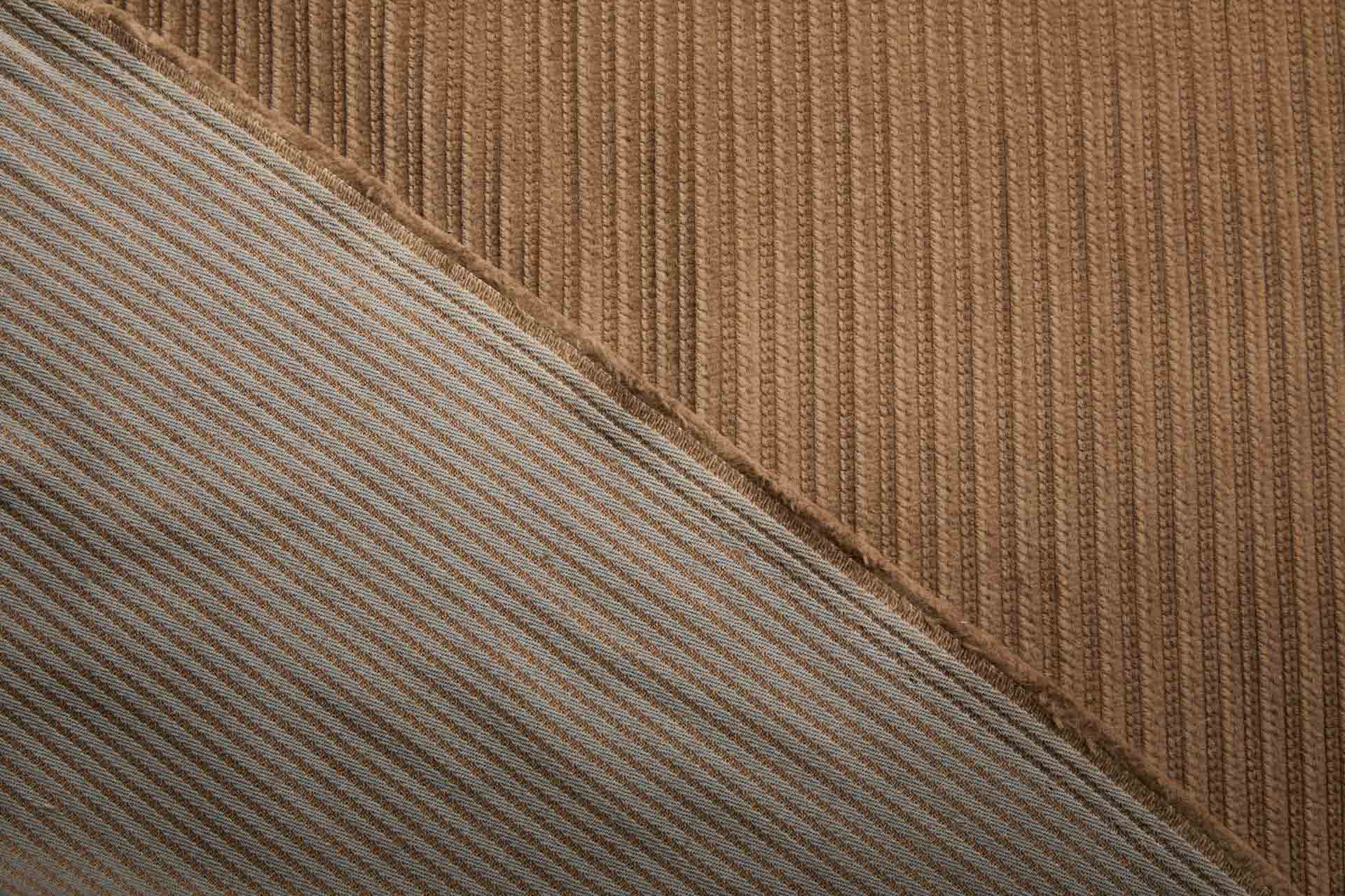 Striped Rib Corduroy - Oak Brown fabric, image 6 of 7