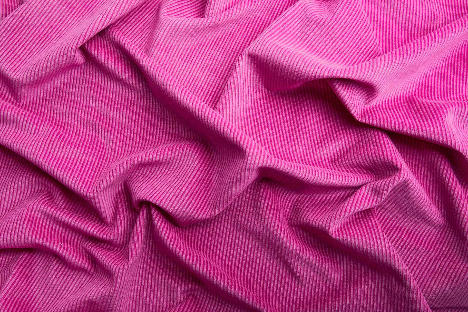 Stretch Corduroy - Cerise fabric, image 4 of 7