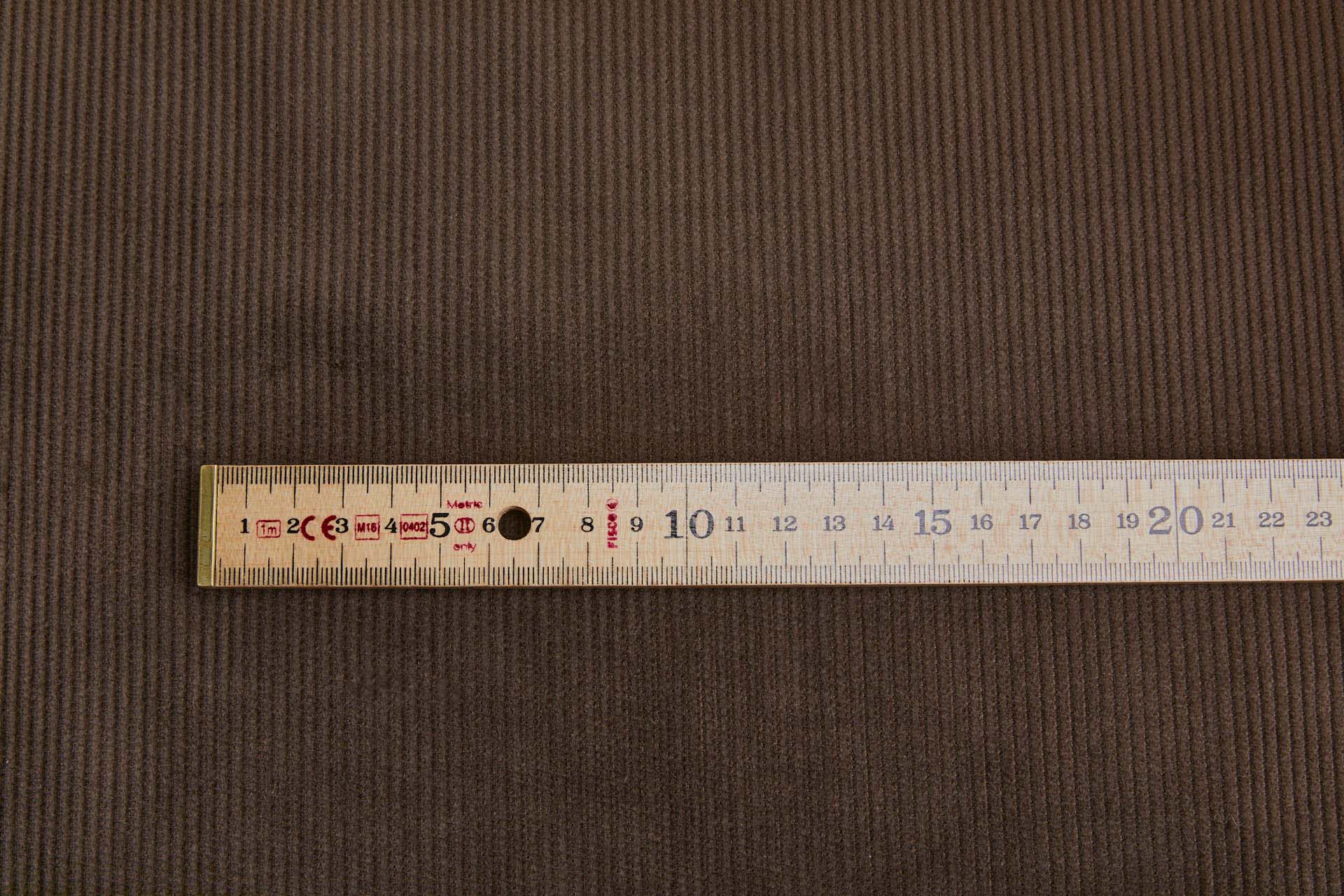 Narrow Rib Corduroy - Coffee fabric, image 7 of 7