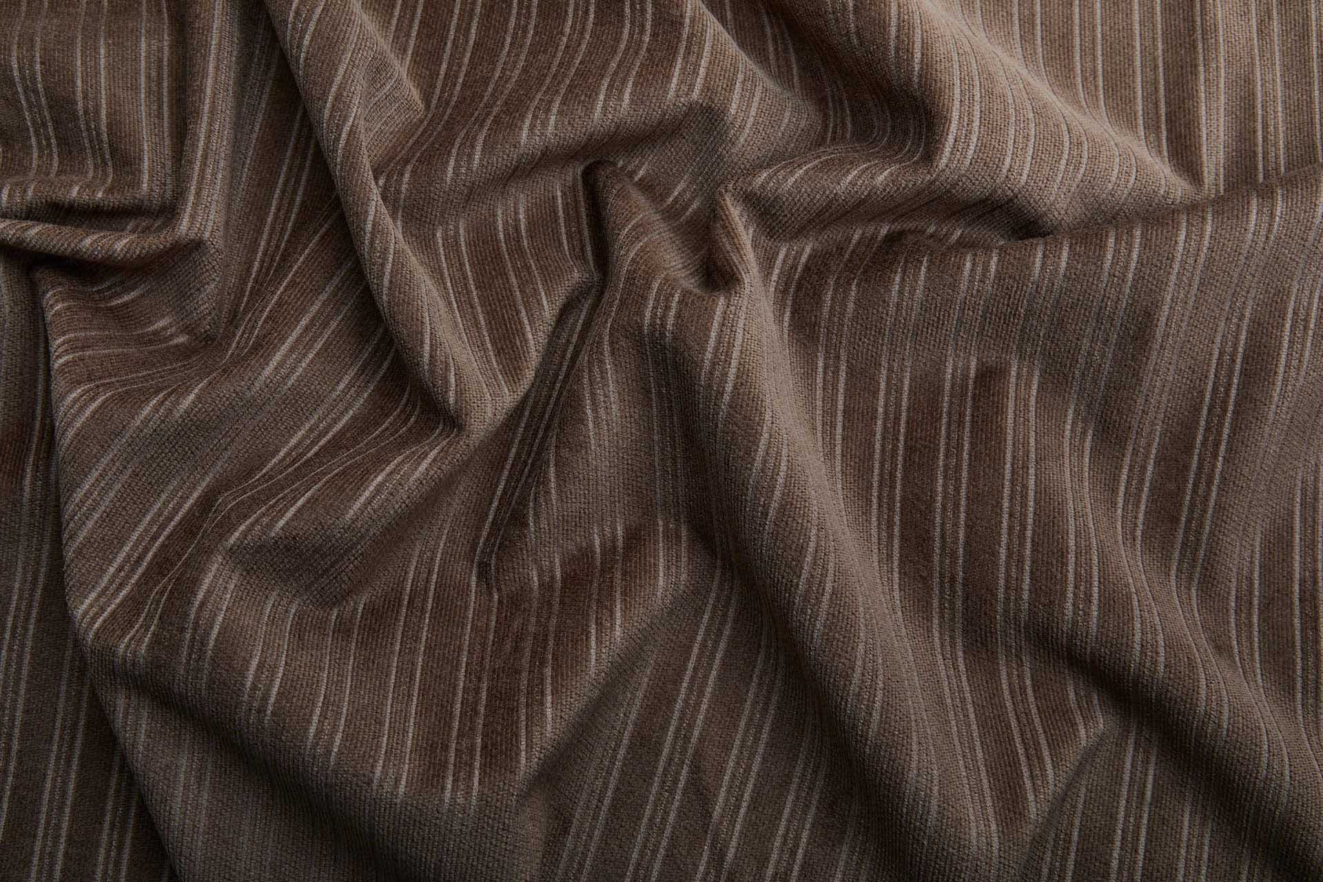 Striped Rib Corduroy - Brown fabric, image 4 of 7