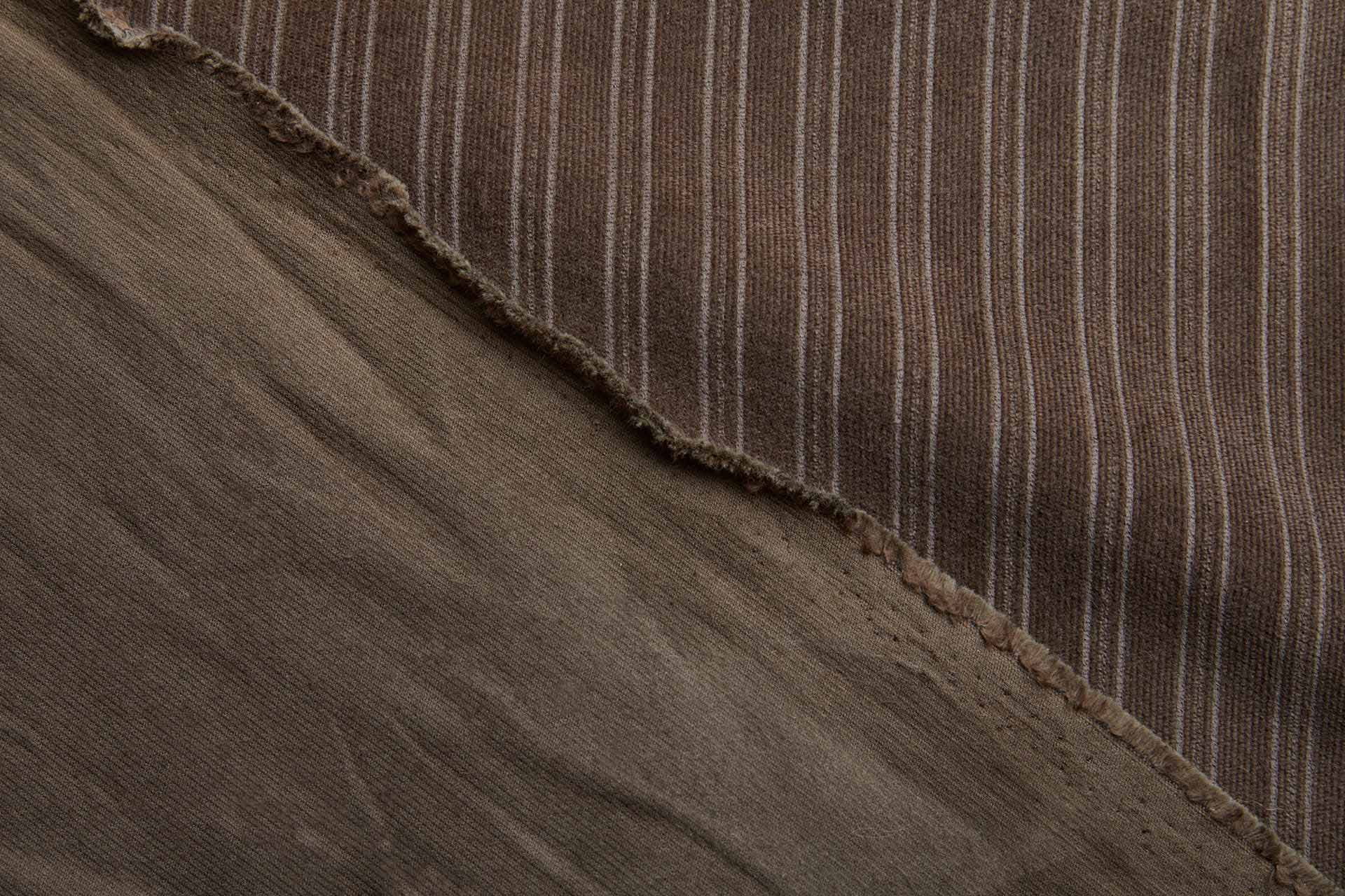 Striped Rib Corduroy - Brown fabric, image 6 of 7