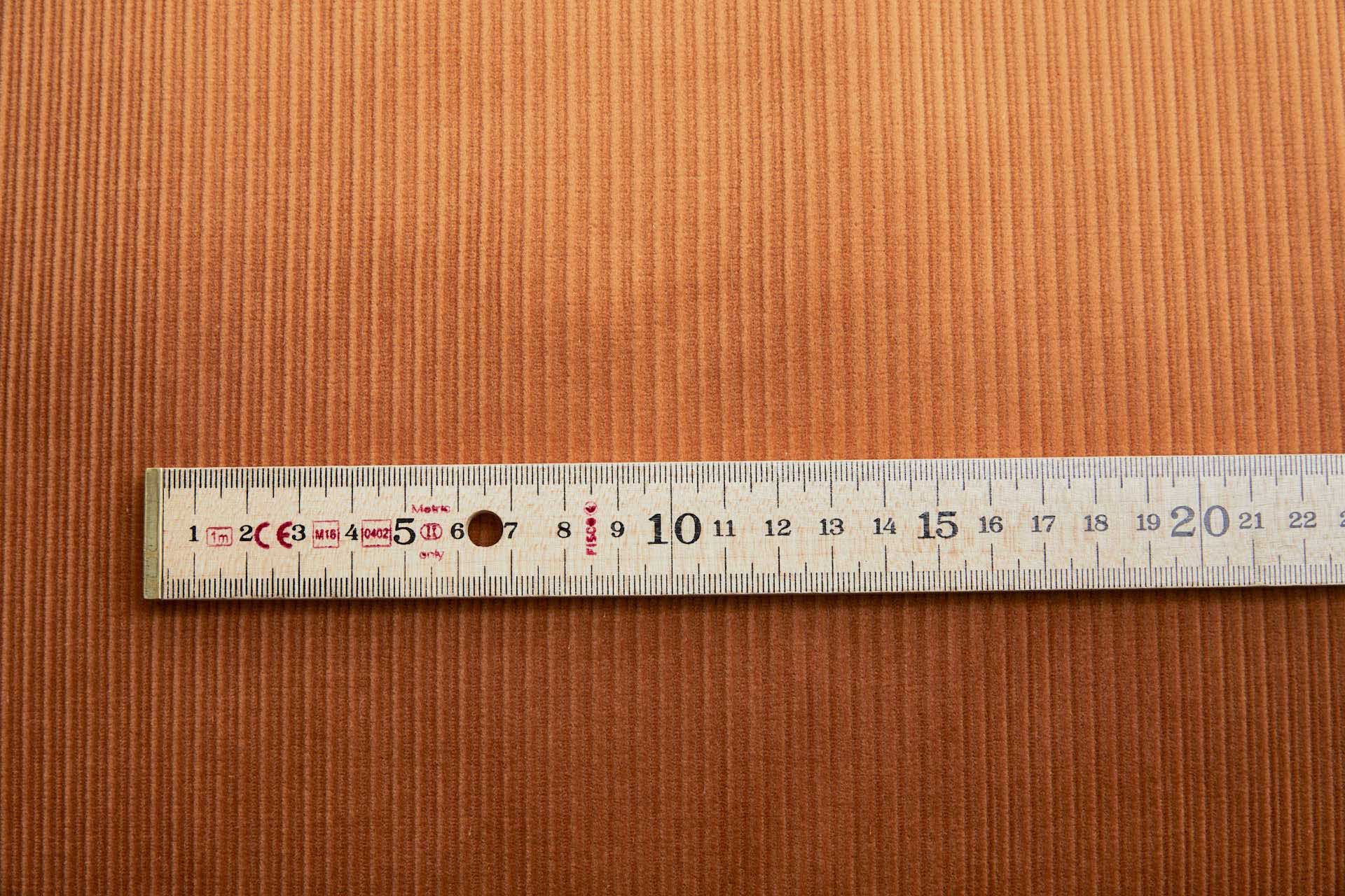 Narrow Rib Corduroy - Pumpkin fabric, image 7 of 7