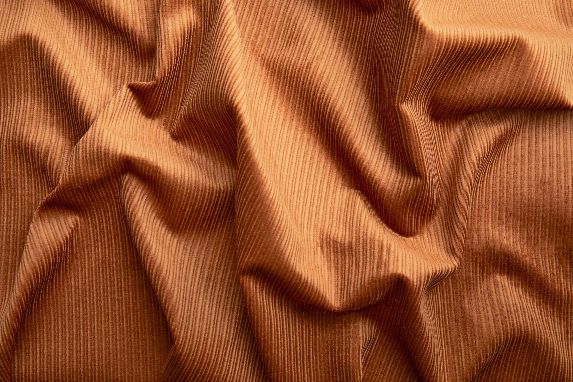 Narrow Rib Corduroy - Pumpkin fabric, image 4 of 7
