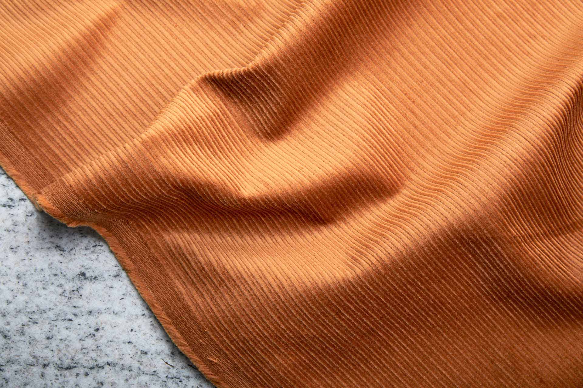 Narrow Rib Corduroy - Pumpkin fabric, image 5 of 7