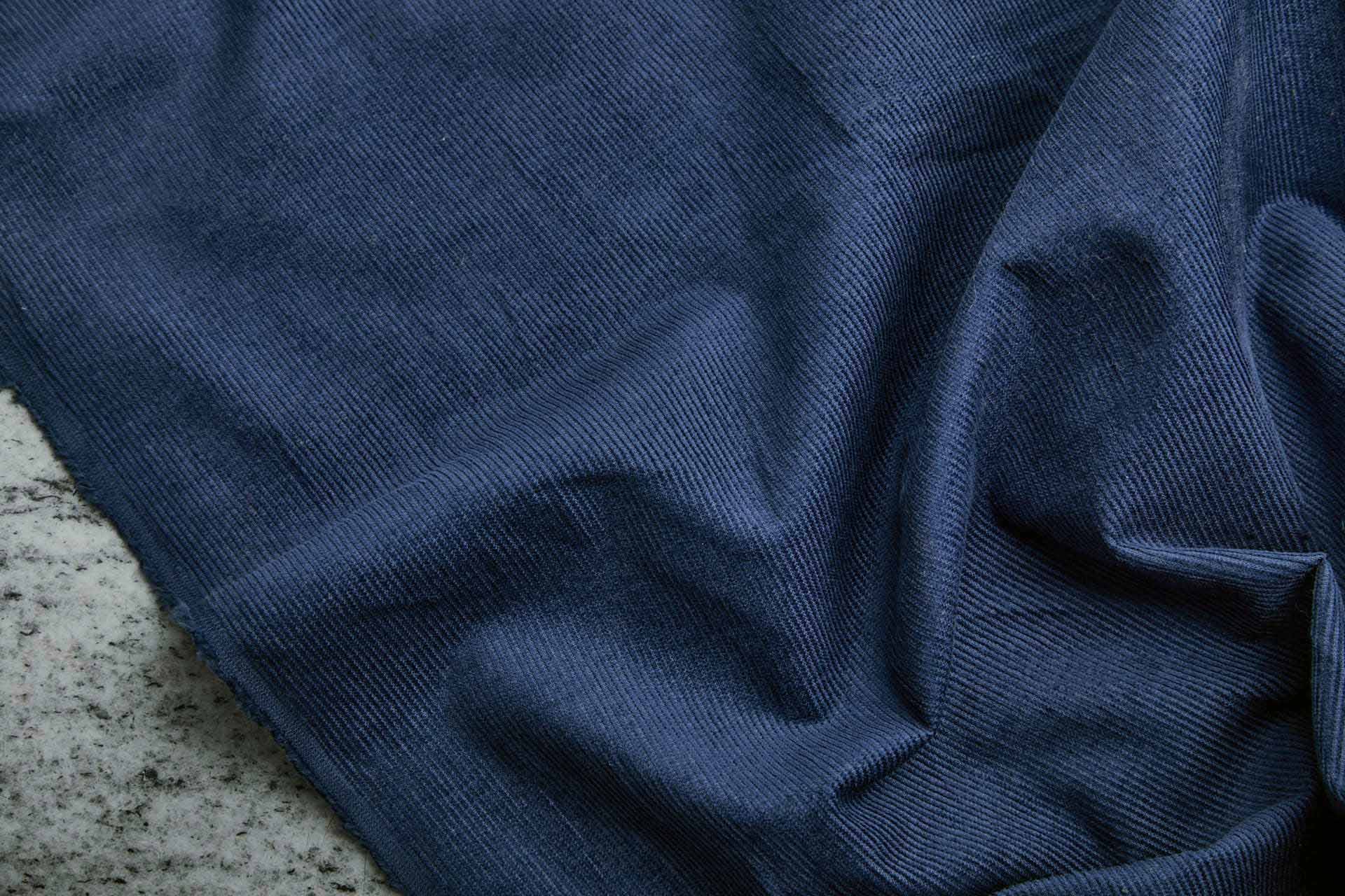 Needle Corduroy - Royal Blue fabric, image 3 of 6
