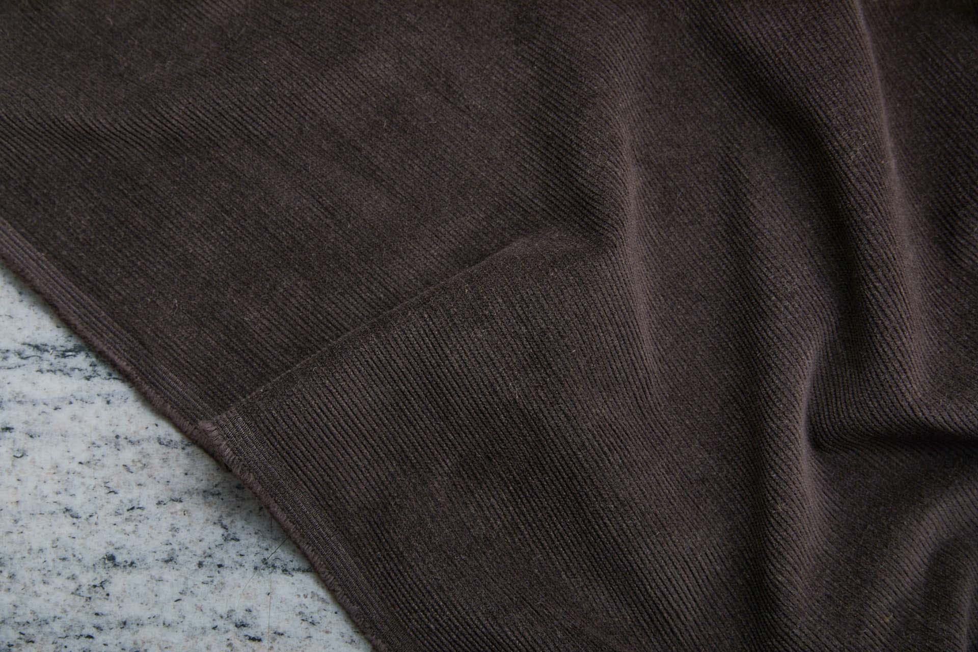 Needle Corduroy - Black Coffee fabric, image 4 of 7