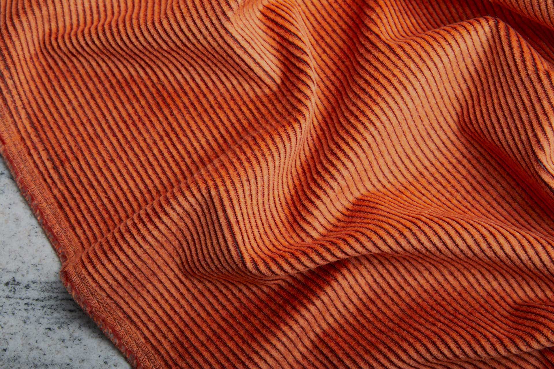 Wide Rib Corduroy - Burnt Orange fabric, image 4 of 7